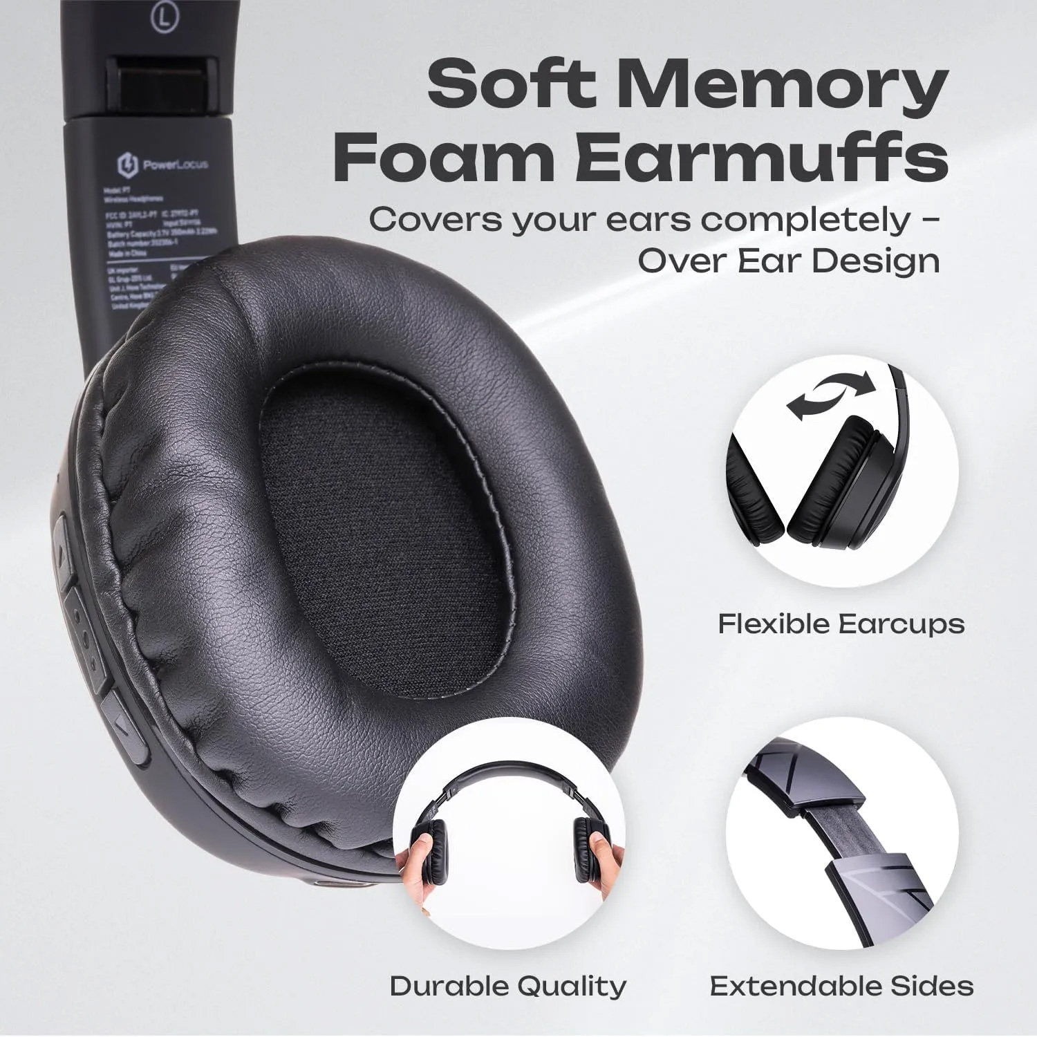 Наушники POWERLOCUS P7 Black