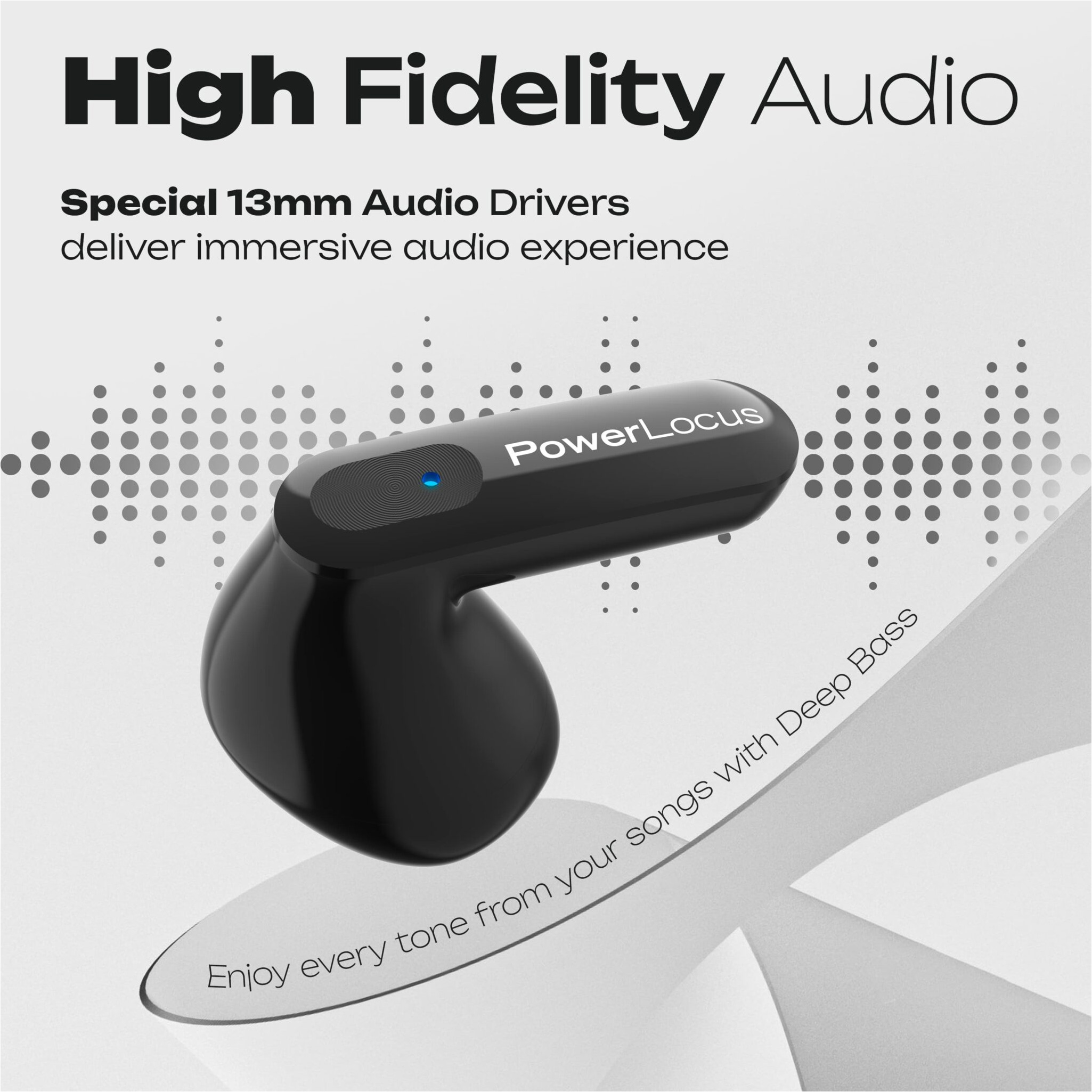Наушники POWERLOCUS Vibe Black