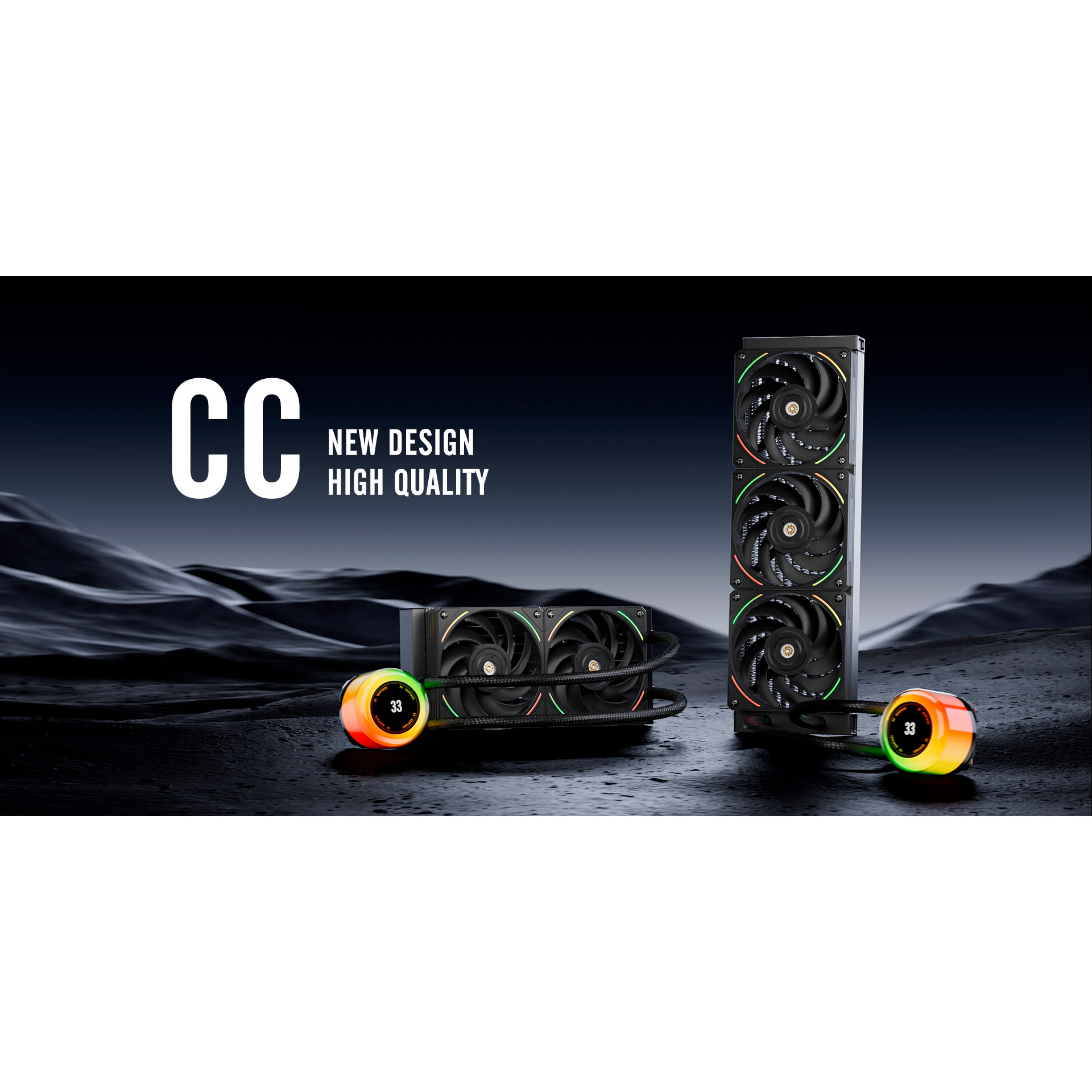 Система водяного охлаждения 1STPLAYER CC 360 Black