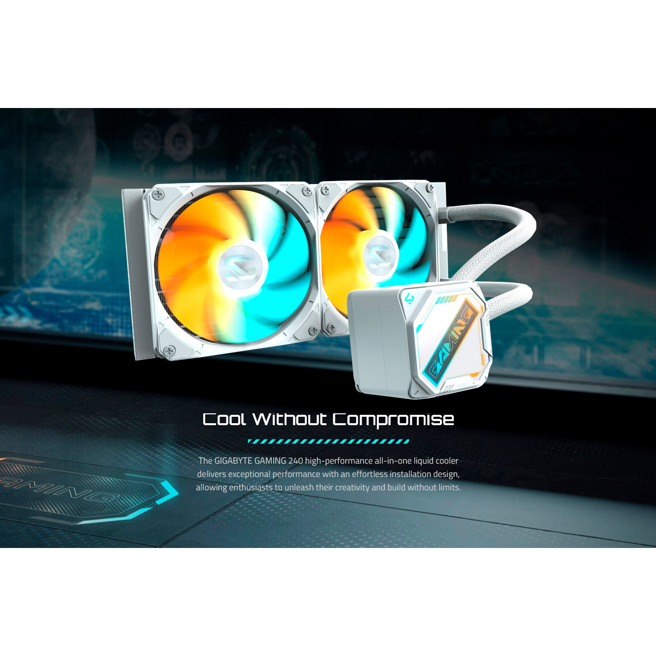 Система водяного охлаждения GIGABYTE Gaming 240 Ice