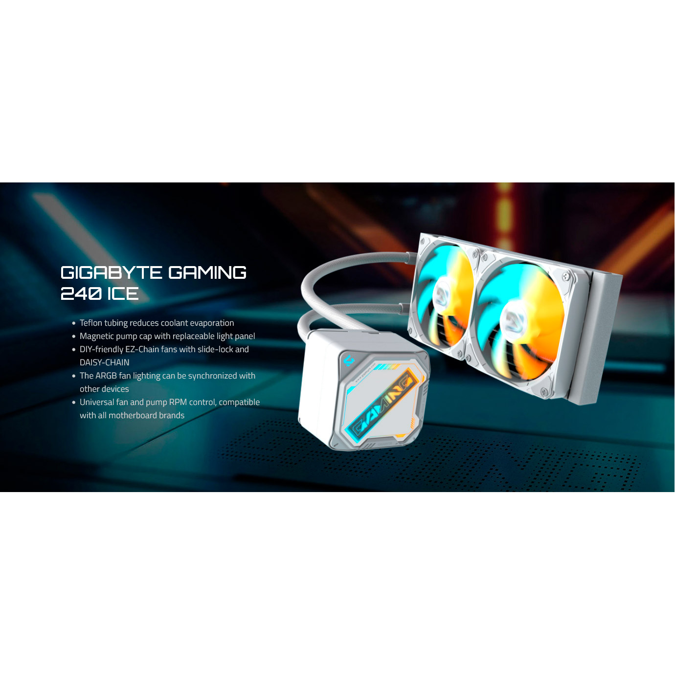Система водяного охлаждения GIGABYTE Gaming 240 Ice