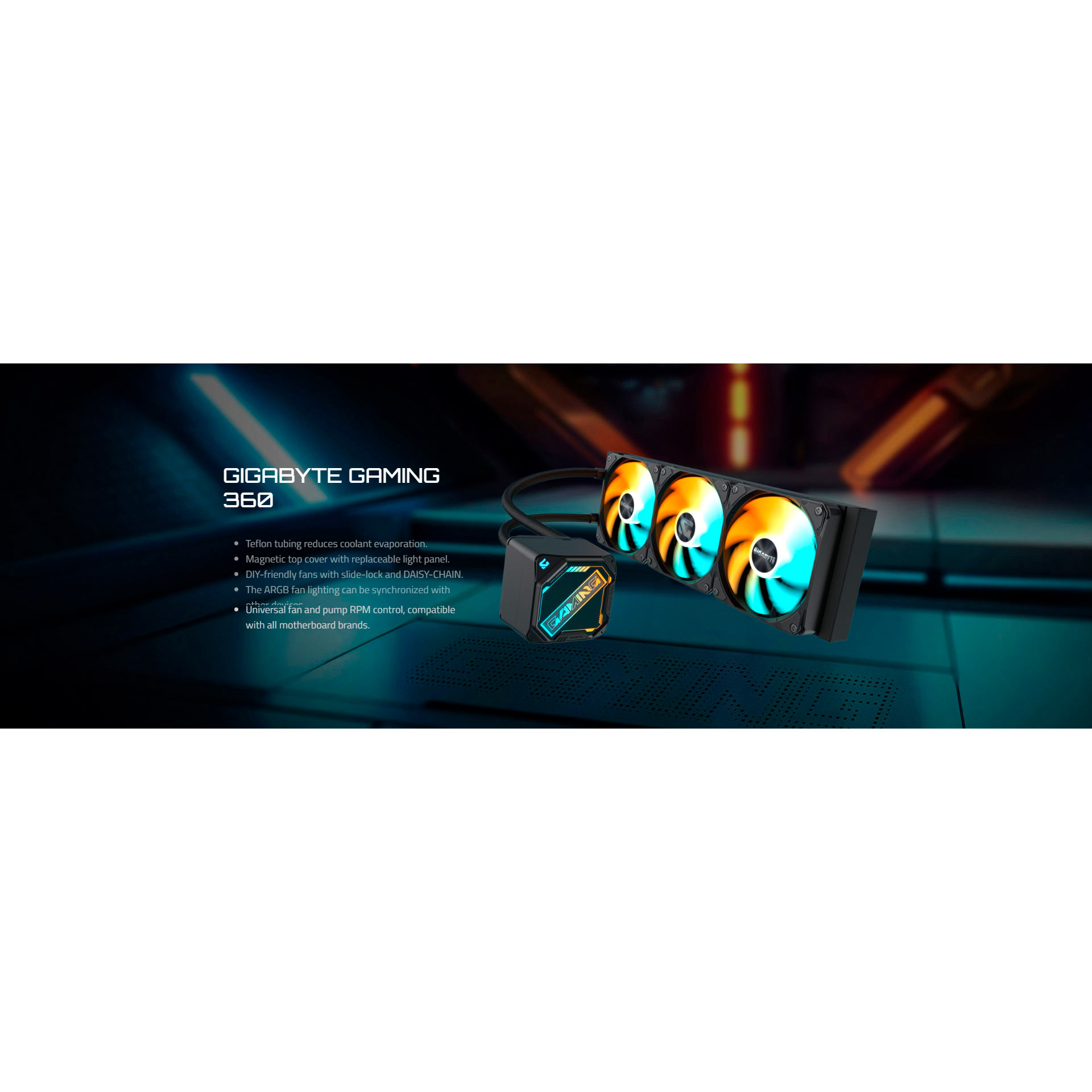 Система водяного охлаждения GIGABYTE Gaming 360 Black