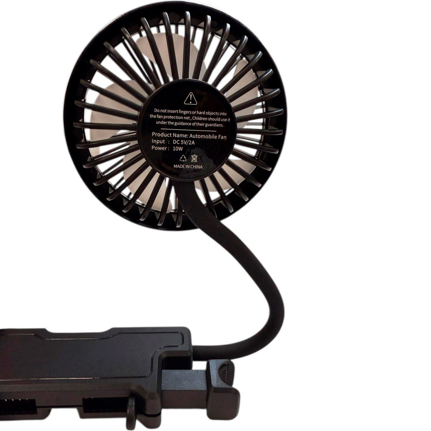 Автомобільний вентилятор XOKO F310 Dual-Headed Car Backseat Fan Black (XK-F310)