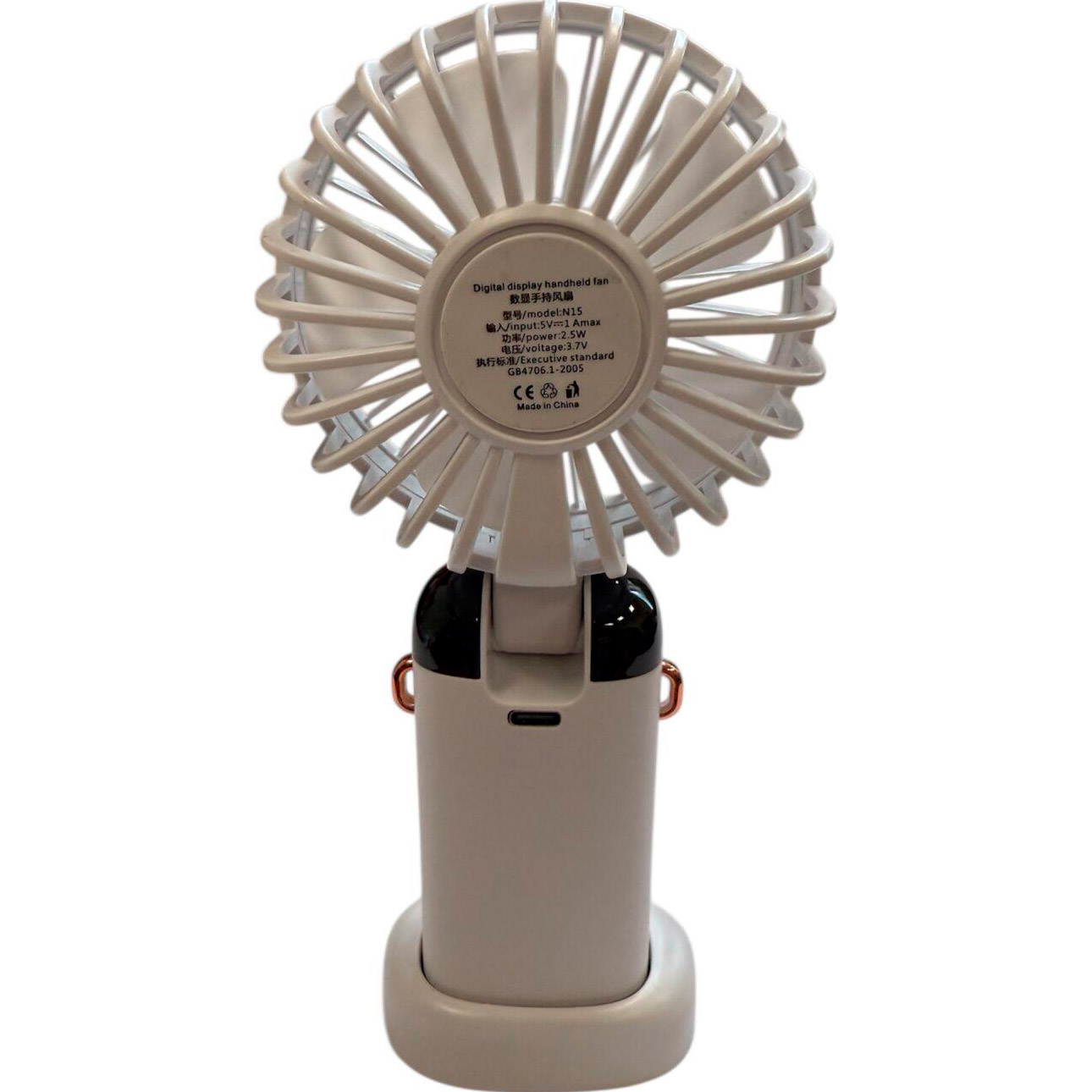 Портативный ручной вентилятор XOKO F03 Digital Display Hendheld Fan White