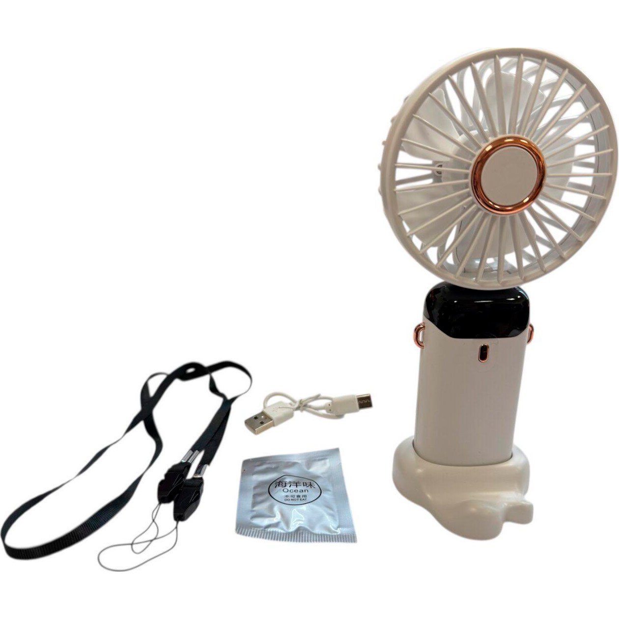 Портативный ручной вентилятор XOKO F03 Digital Display Hendheld Fan White