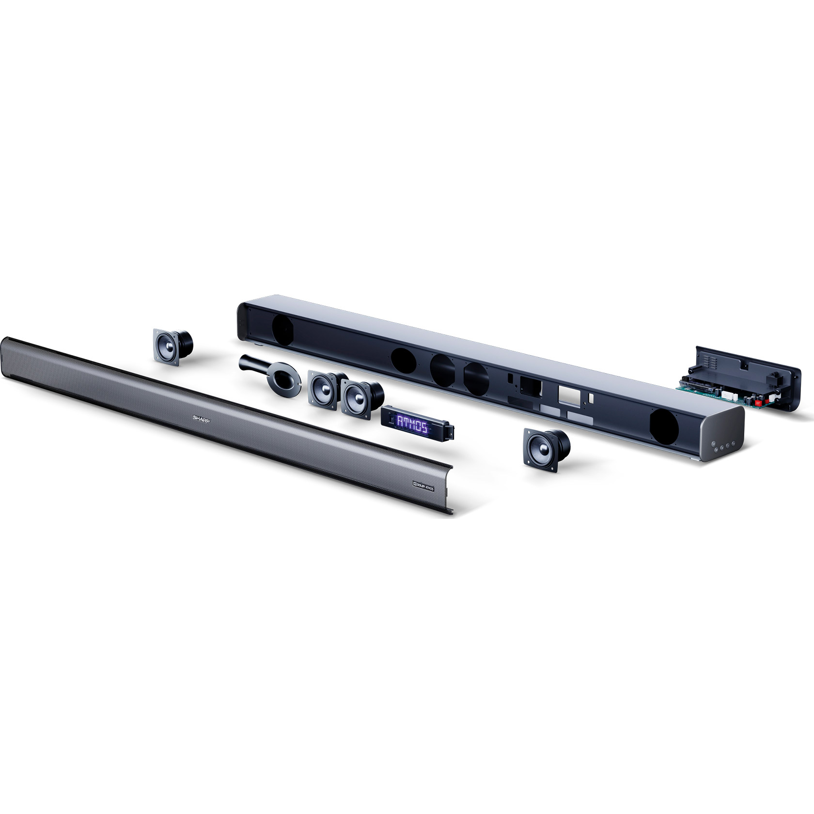 Саундбар с беспроводным сабвуфером SHARP HT-SBW460 Black