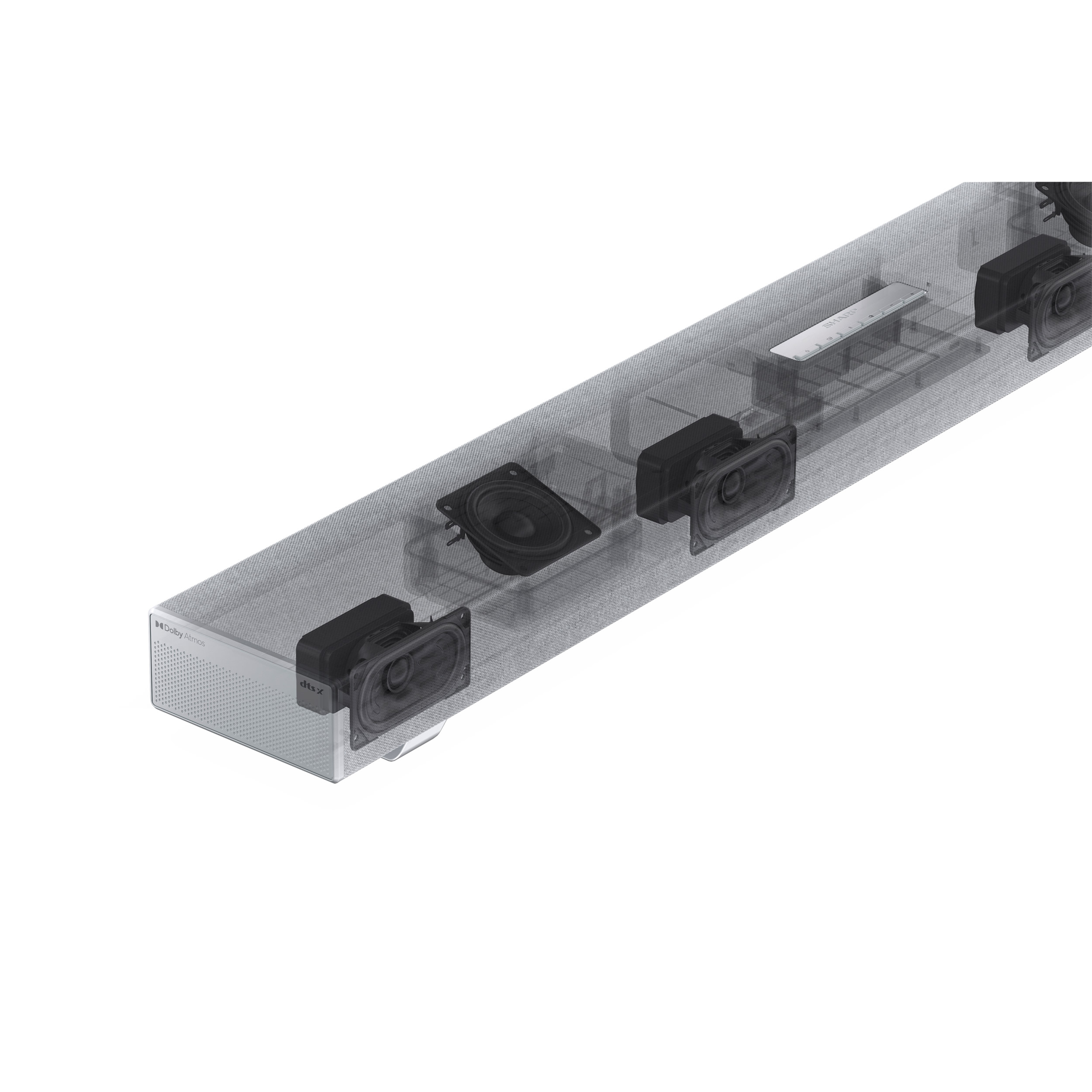 Саундбар с беспроводным сабвуфером SHARP HT-SBW53121 Satin Silver
