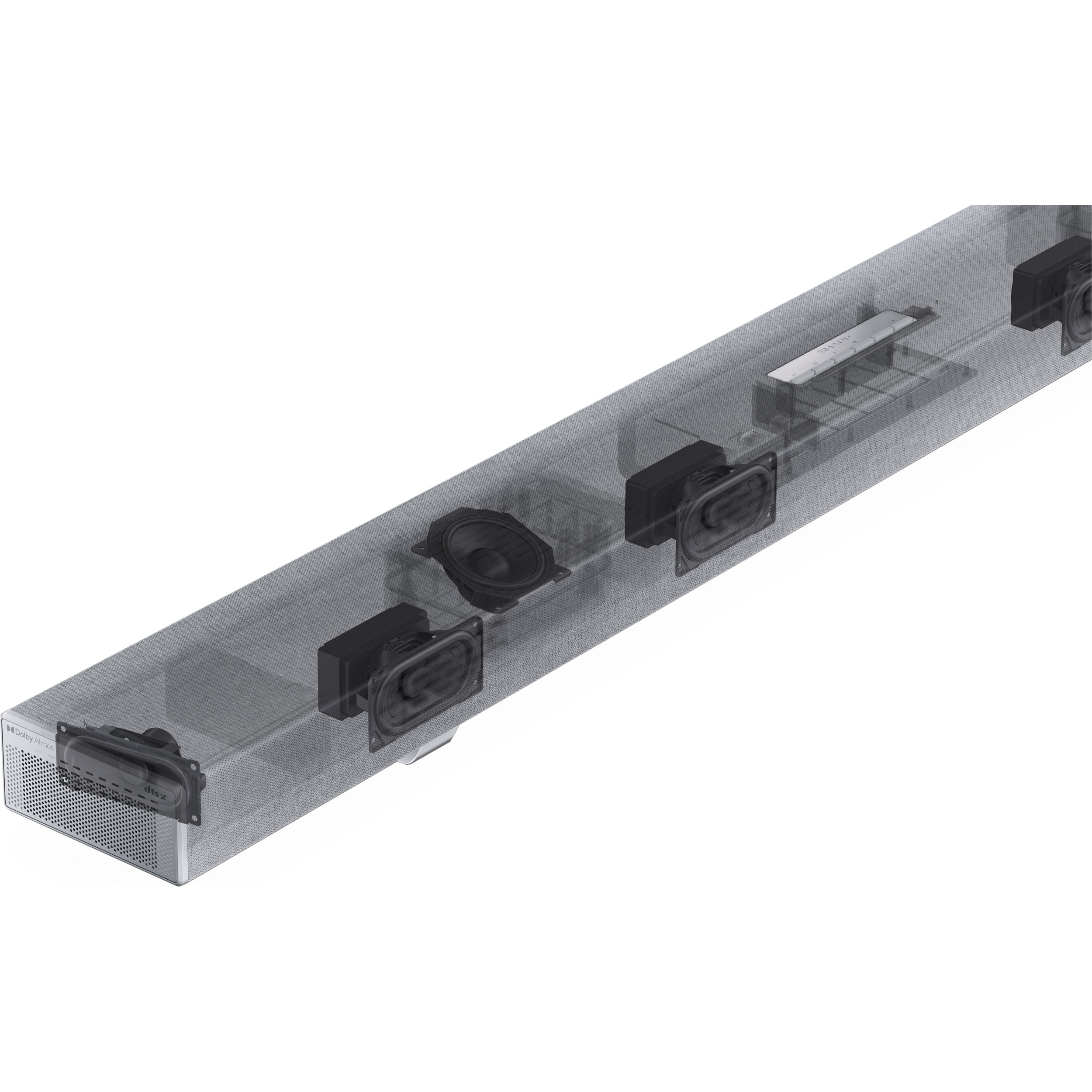 Саундбар с беспроводным сабвуфером SHARP HT-SBW55121 Satin Silver