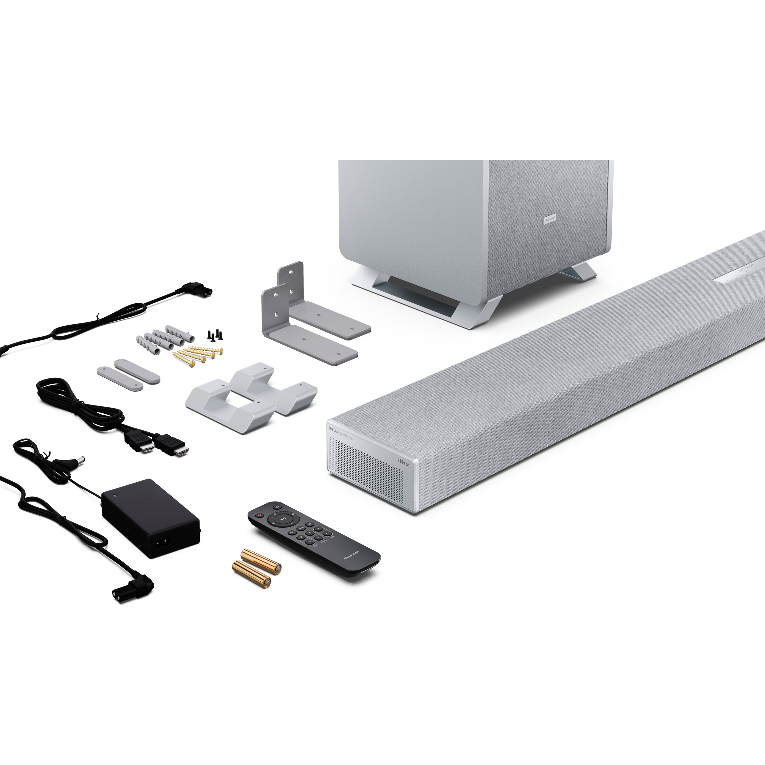 Саундбар с беспроводным сабвуфером SHARP HT-SBW55121 Satin Silver