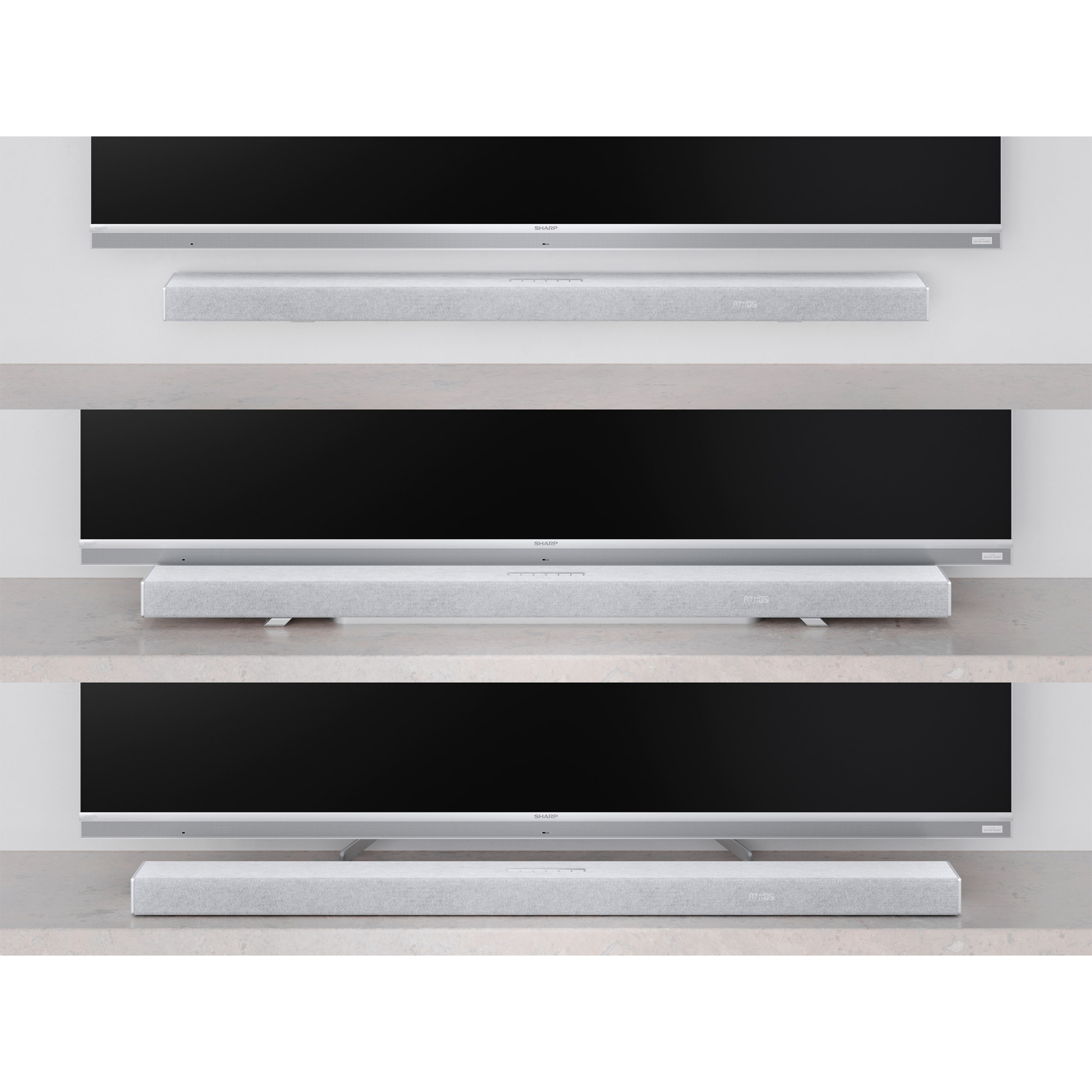 Саундбар с беспроводным сабвуфером SHARP HT-SBW55121 Satin Silver