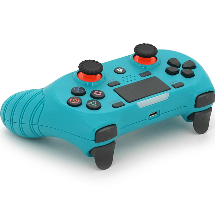 Геймпад BRAZZERS S8-P for PS4 Wireless DOUBLE-motor vibration 4 Cyan
