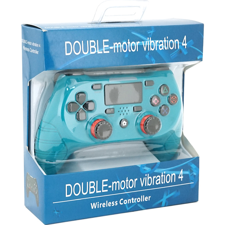 Геймпад BRAZZERS S8-P for PS4 Wireless DOUBLE-motor vibration 4 Cyan