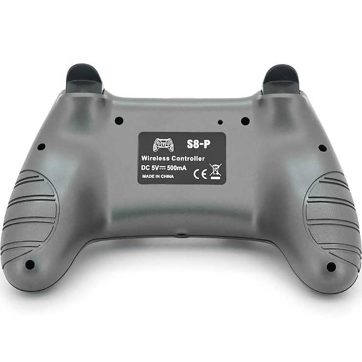 Геймпад BRAZZERS S8-P for PS4 Wireless DOUBLE-motor vibration 4 Silver