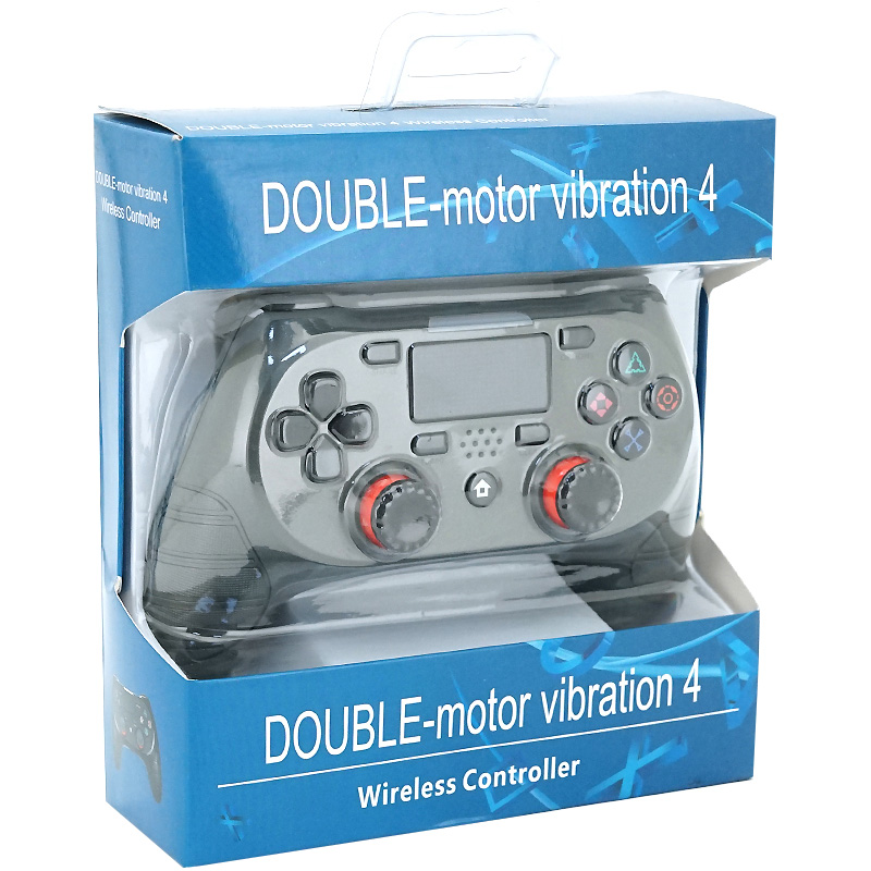 Геймпад BRAZZERS S8-P for PS4 Wireless DOUBLE-motor vibration 4 Silver