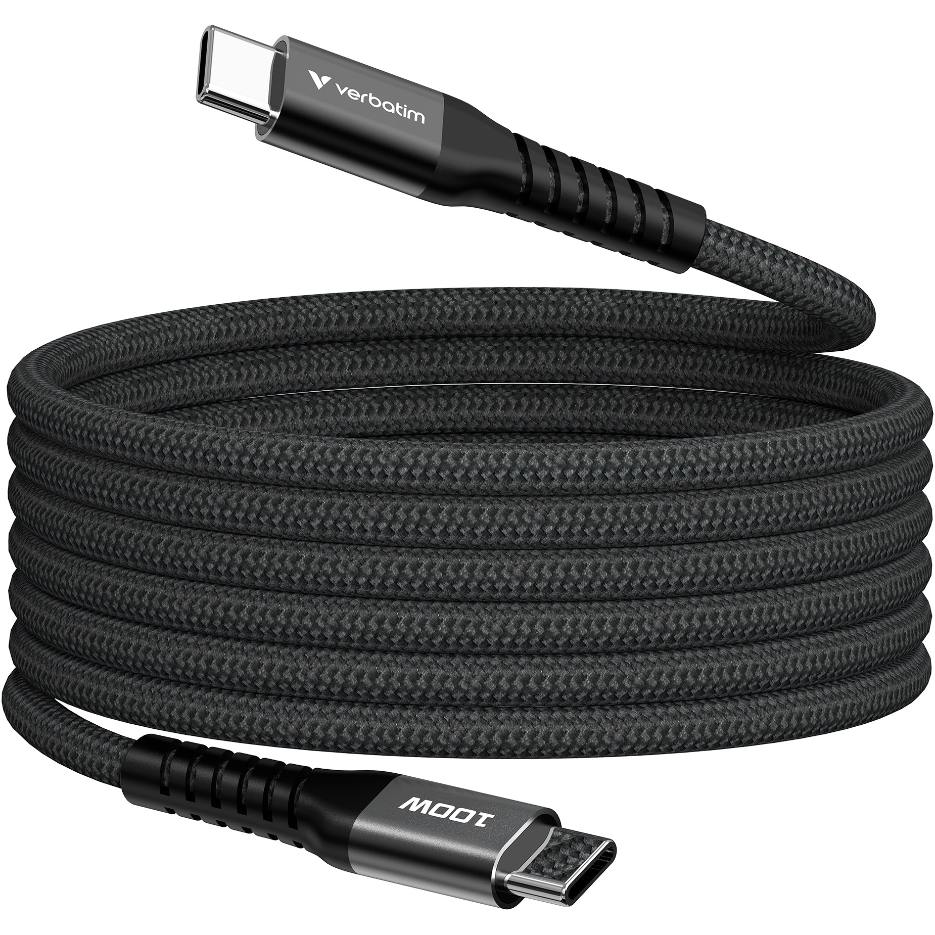 Кабель VERBATIM Sync & Charge Magnetic Cable Type-C to Type-C 100W 1.2м Black (31863)