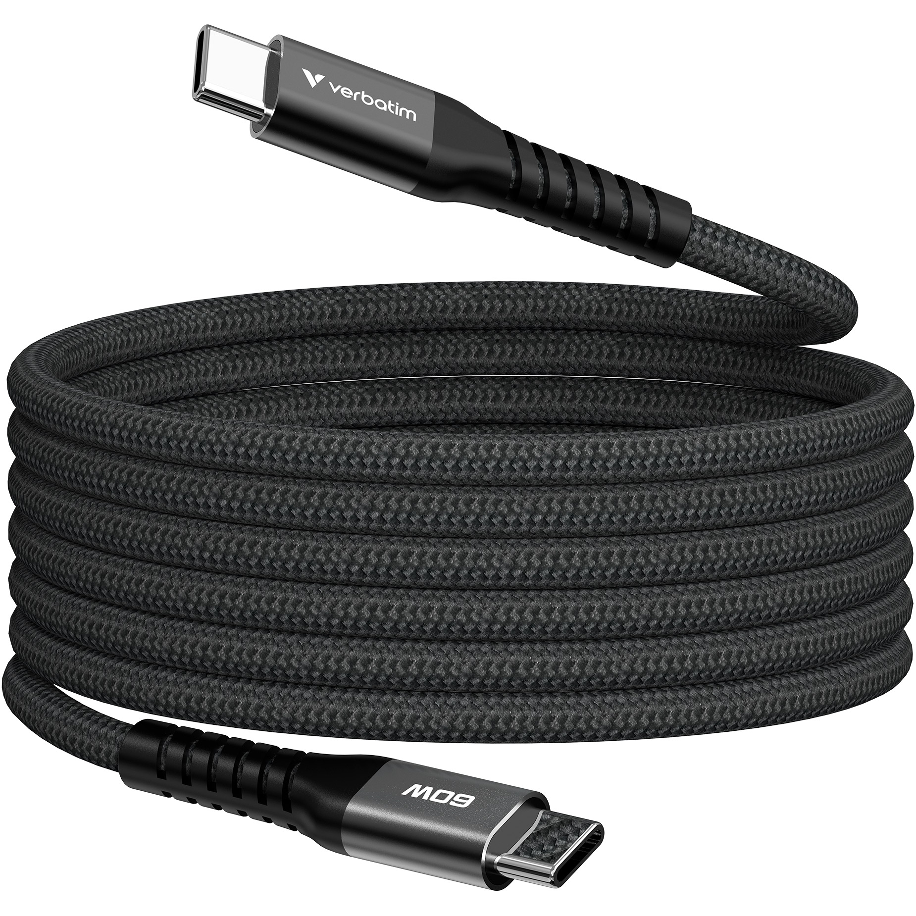 Кабель VERBATIM Sync & Charge Magnetic Cable Type-C to Type-C 60W 1.2м Black (31859)