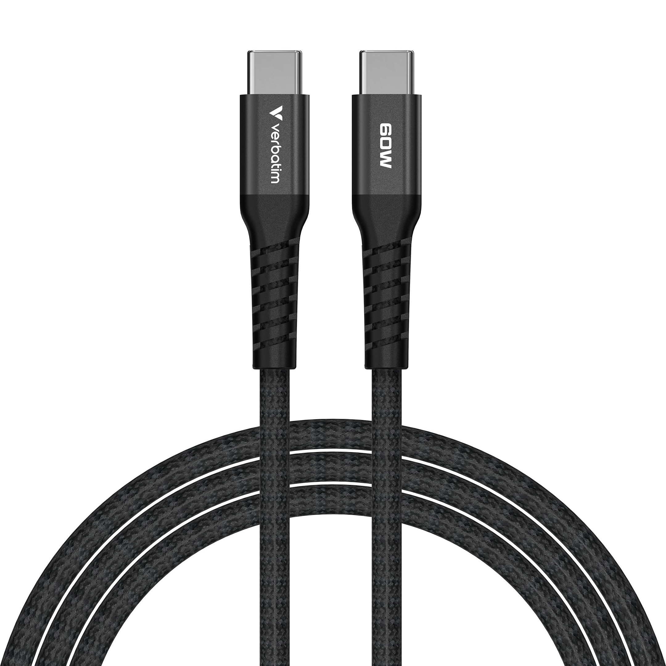 Кабель VERBATIM Sync & Charge Magnetic Cable Type-C to Type-C 60W 1.2м Black (31859)