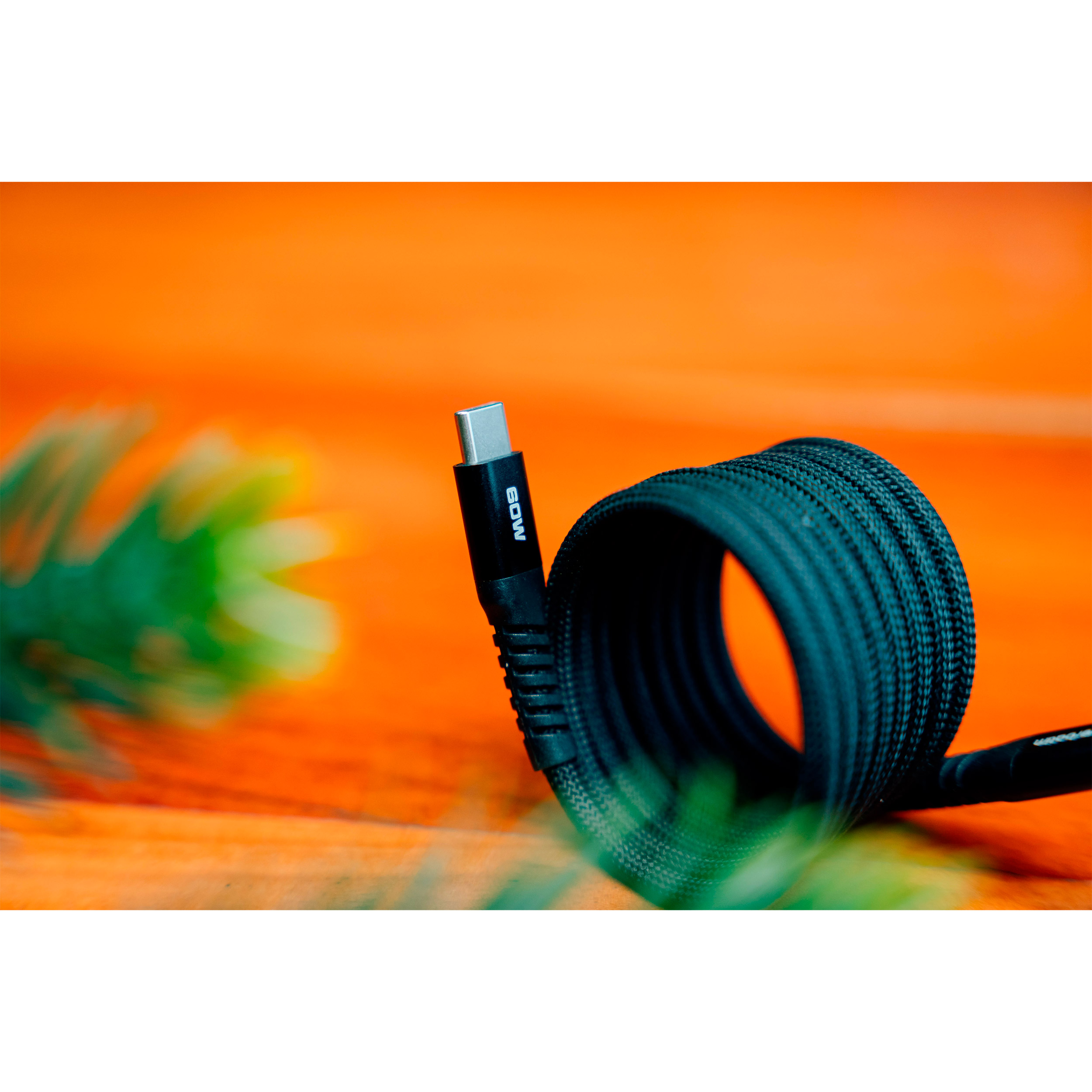 Кабель VERBATIM Sync & Charge Magnetic Cable Type-C to Type-C 60W 1.2м Black (31859)