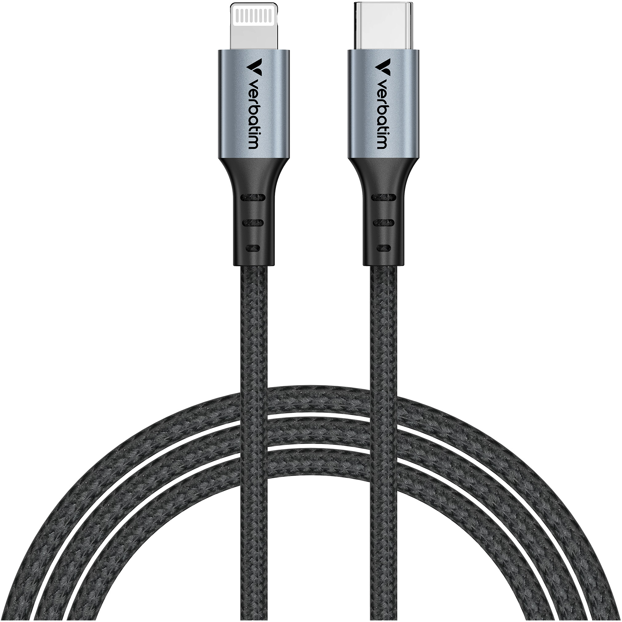 Кабель VERBATIM Sync & Charge Type-C to Lightning PD 60W 1.2м Black (31844)
