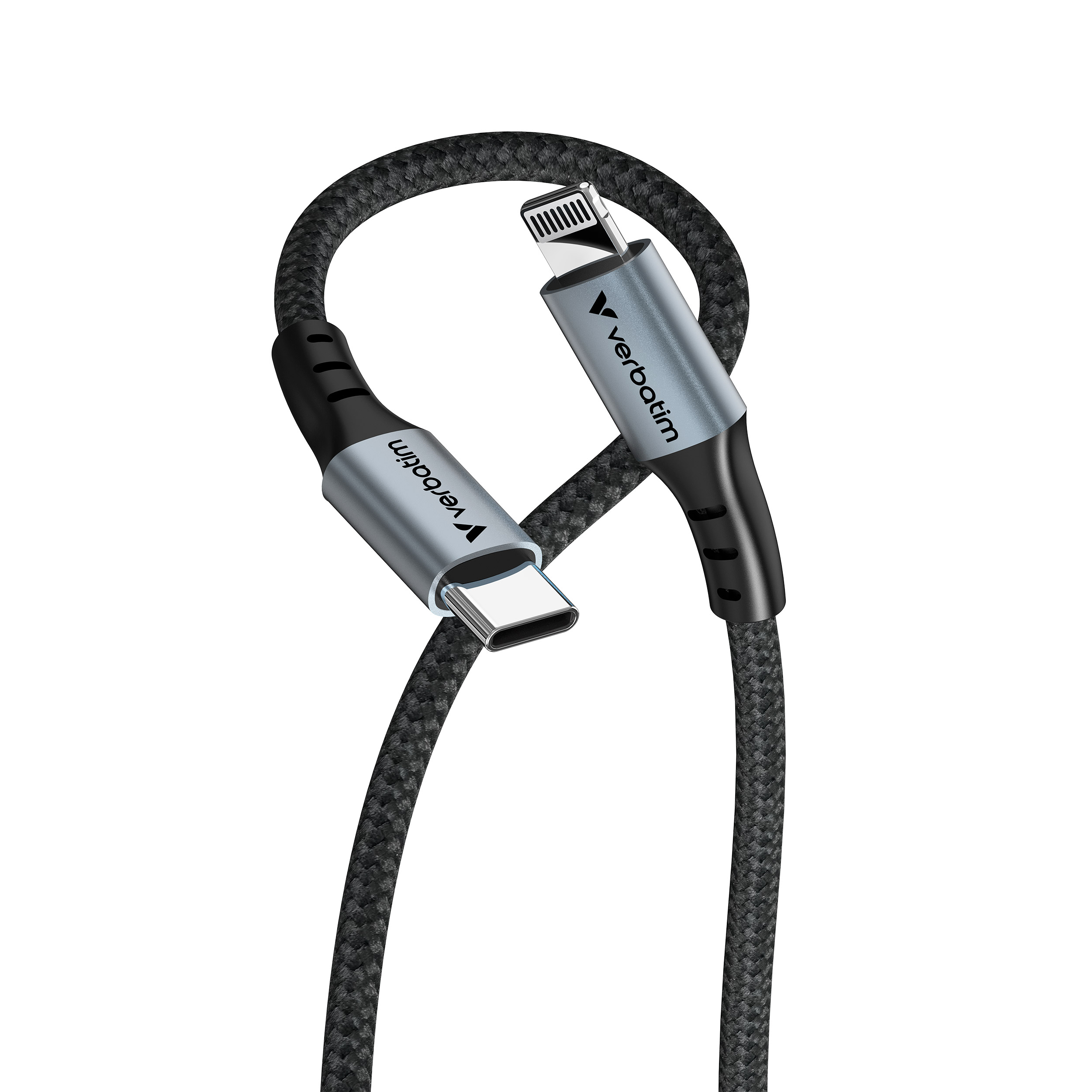 Кабель VERBATIM Sync & Charge Type-C to Lightning PD 60W 1.2м Black (31844)