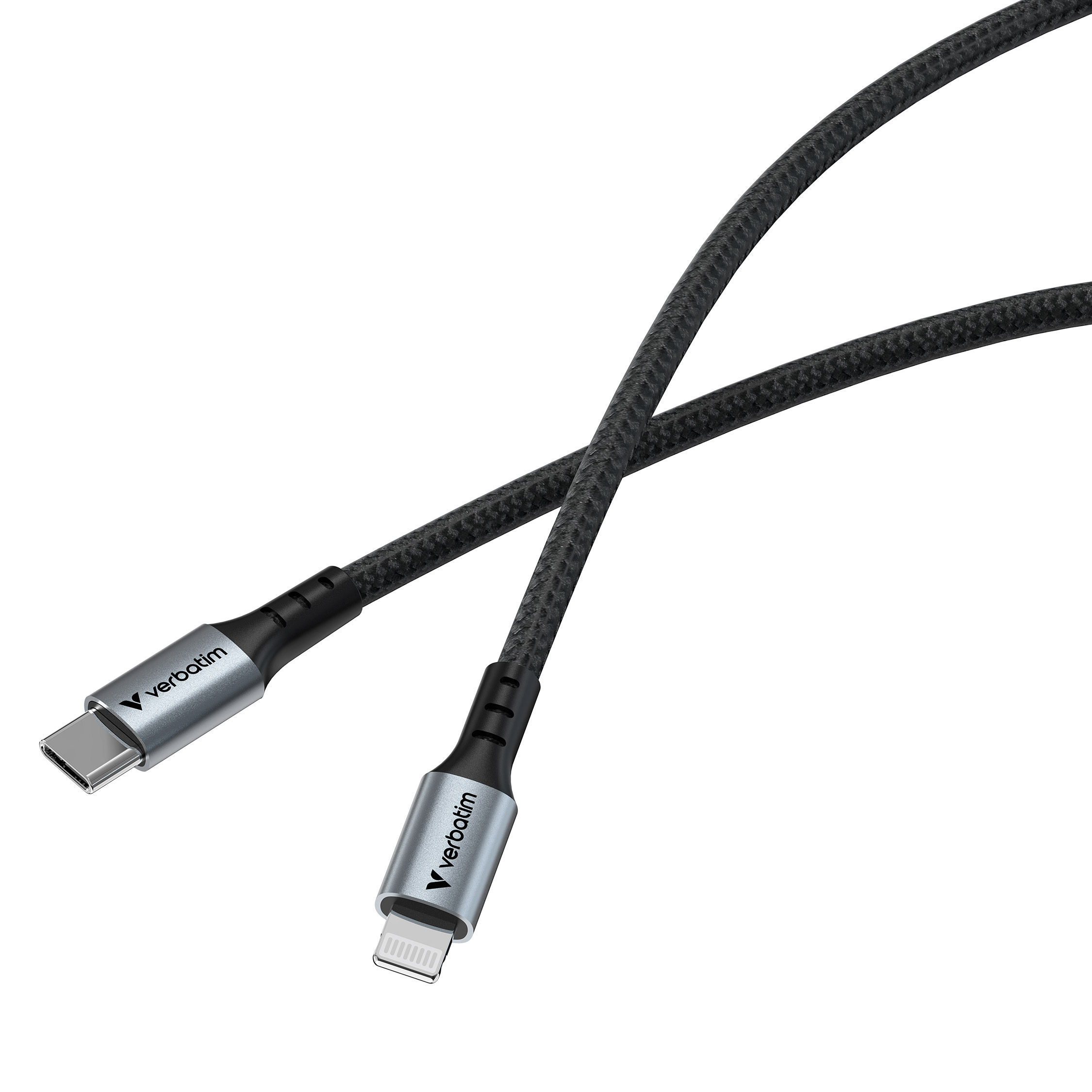 Кабель VERBATIM Sync & Charge Type-C to Lightning PD 60W 1.2м Black (31844)