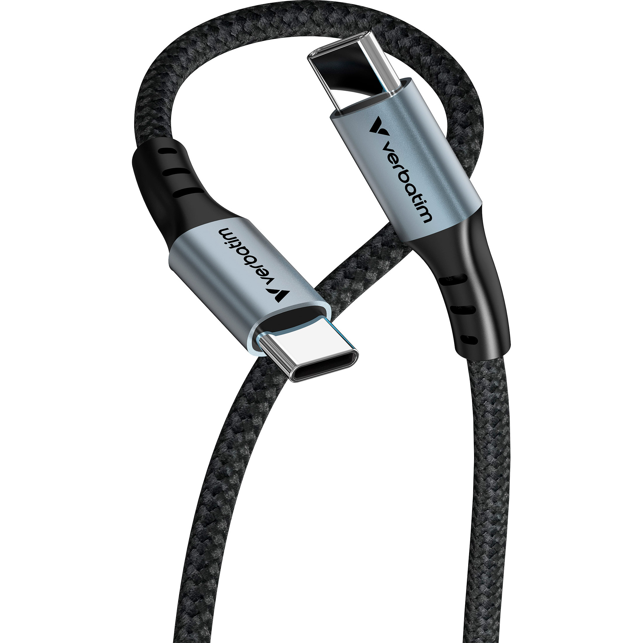 Кабель VERBATIM Sync & Charge Type-C to Type-C 100W 1.2м Black (31846)