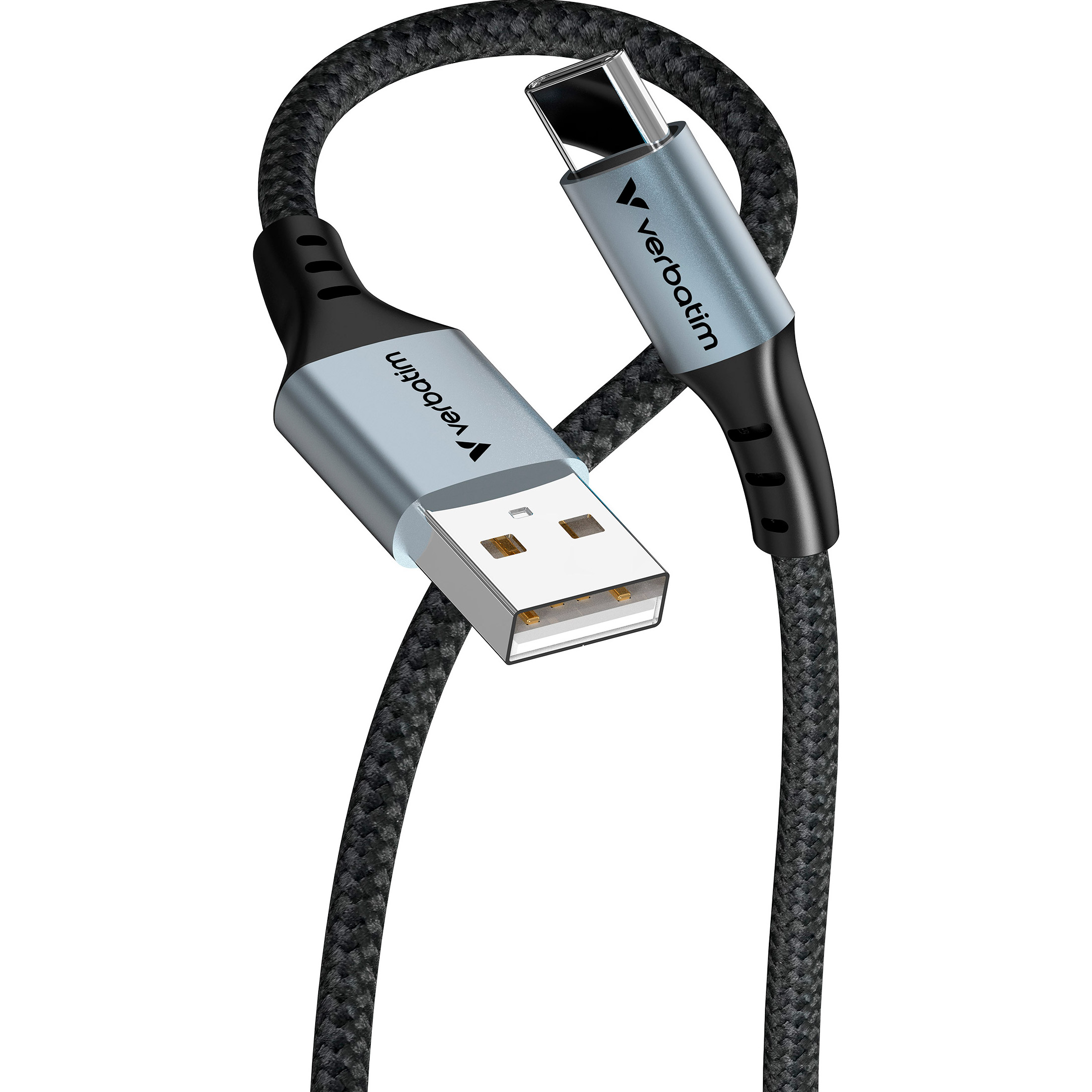 Кабель VERBATIM Sync & Charge USB-A to Type-C 1.2м Black (31843)