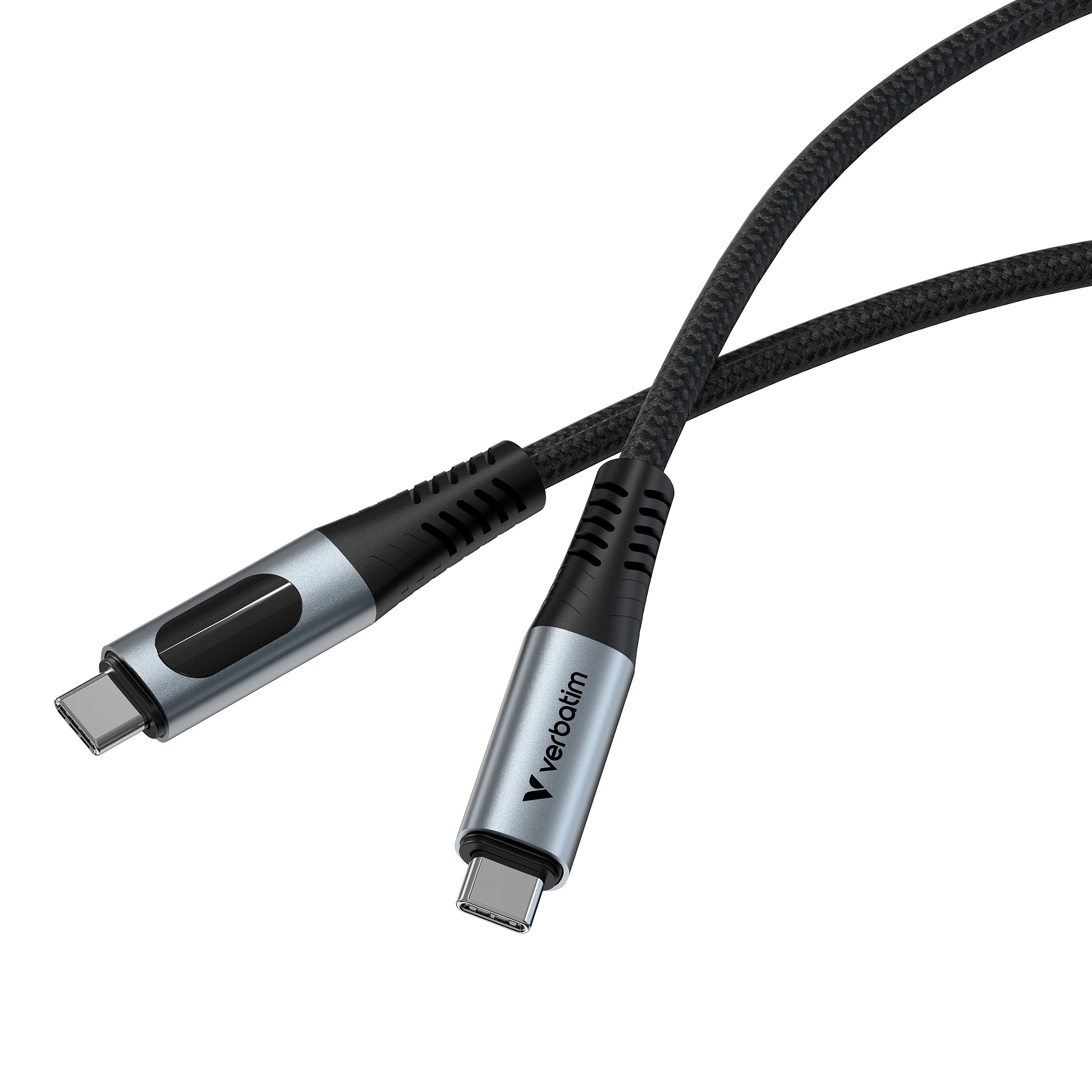 Кабель VERBATIM USB4.0 Sync & Charge Power Display Cable Type-C to Type-C PD 240W 1.2м Black (31849)