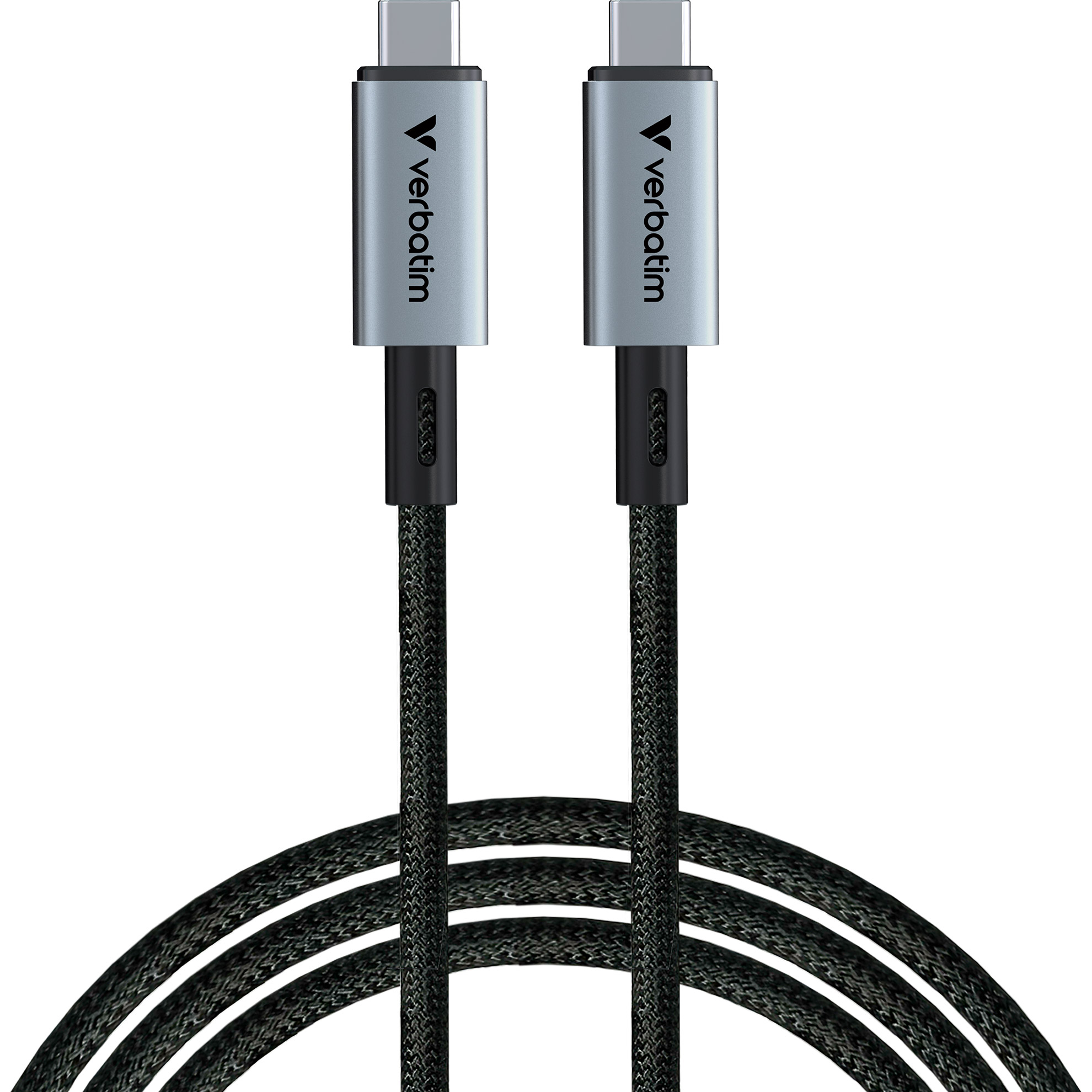 Кабель VERBATIM USB4.0 Sync & Charge Type-C to Type-C PD 240W 1.2м Black (31847)