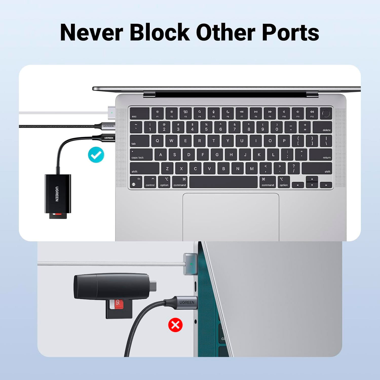 Кардридер UGREEN CM265 Type-C 3.0 Card Reader for TF/SD Black (35622)