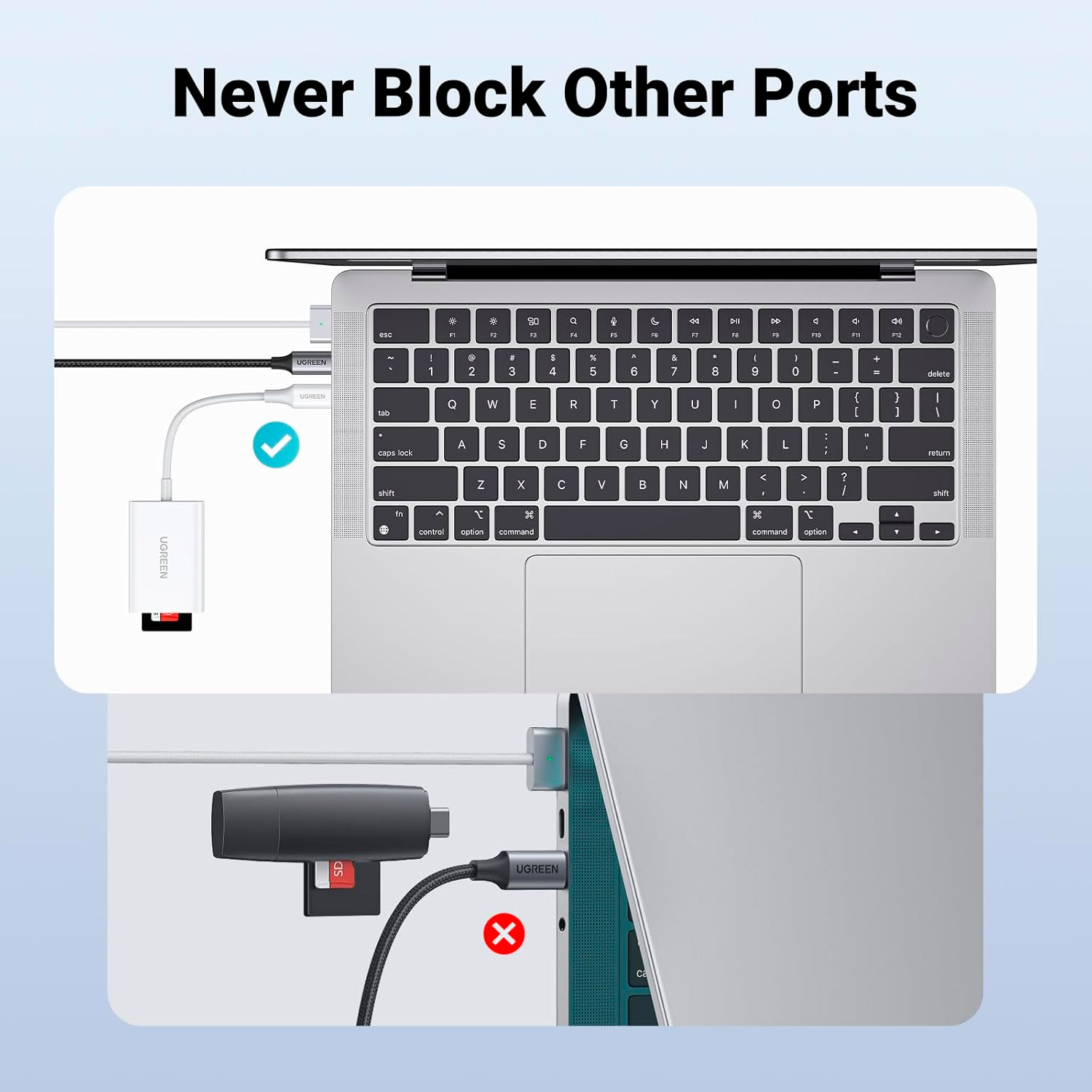 Кардридер UGREEN CM265 Type-C 3.0 Card Reader for TF/SD White (35506)