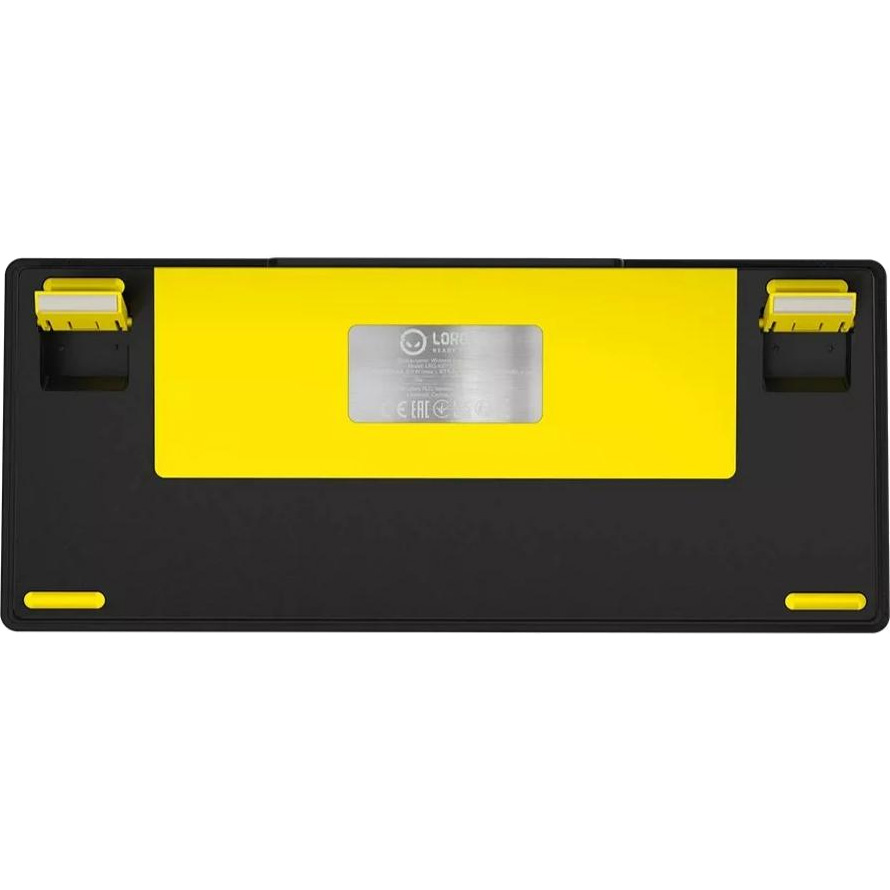 Клавіатура бездротова LORGAR KBP7075W Black/Yellow (LRG-KBP7075W-YL-US)