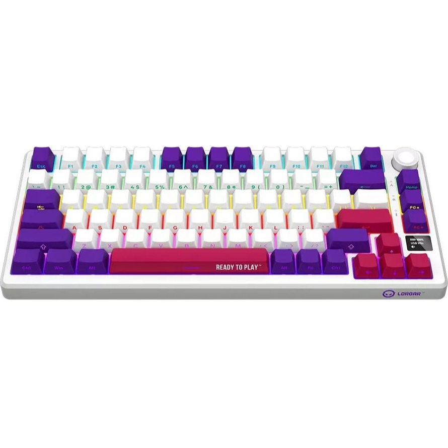 Клавіатура бездротова LORGAR KBP7075W White (LRG-KBP7075W-WH-US)