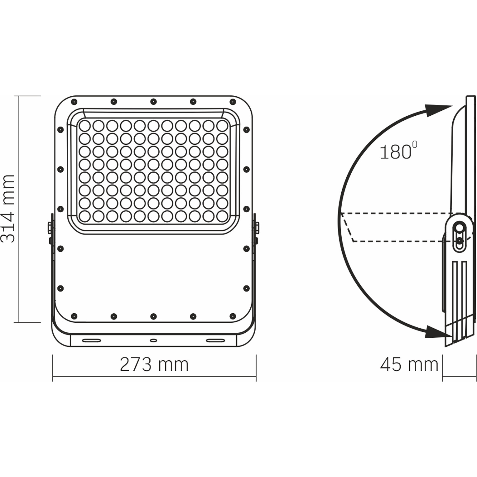 Прожектор LED на солнечной батарее VIDEX VL-FSO5-3005 5000K