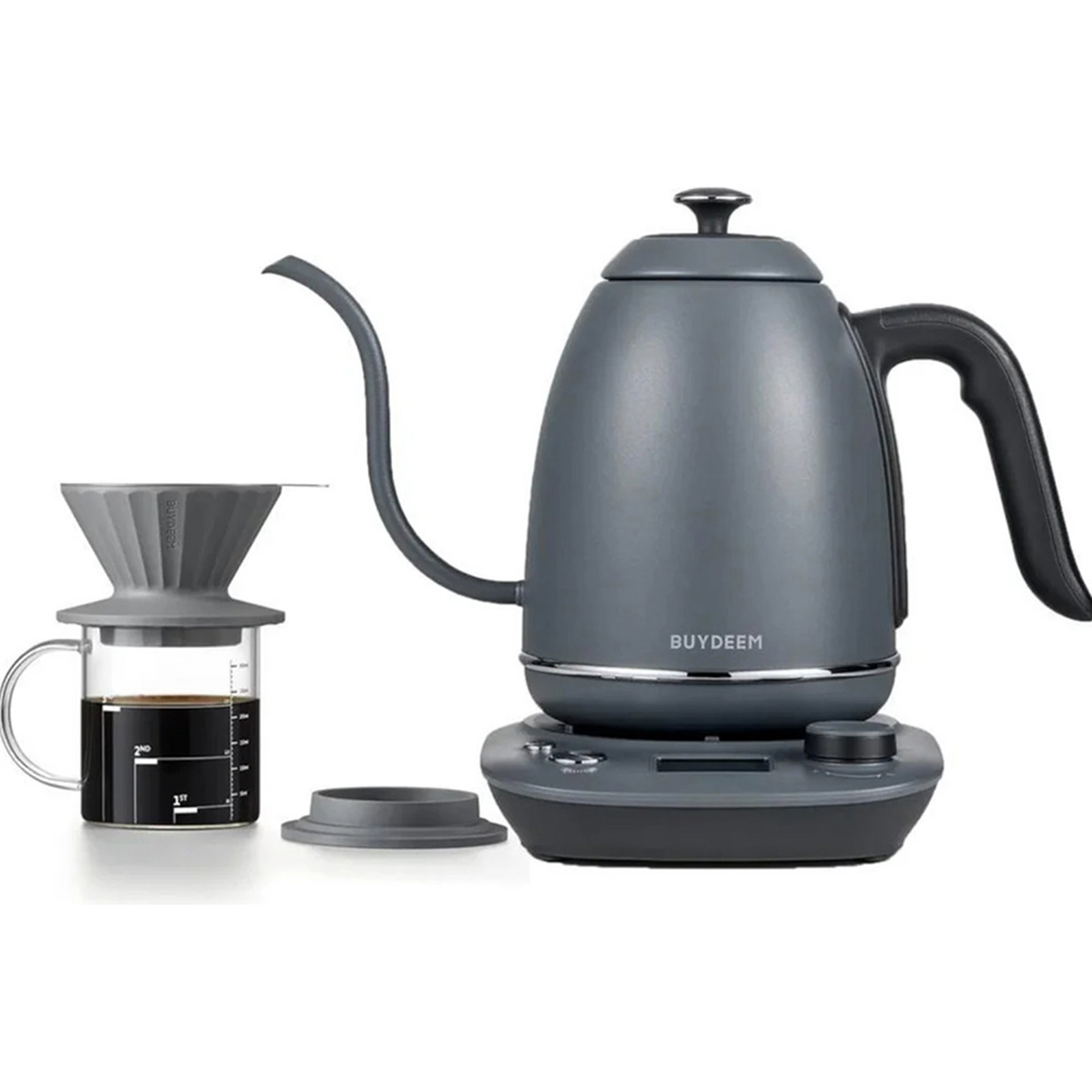 Чайник заварювальний для кави BUYDEEM CD1024 Ink Gray 0.3л