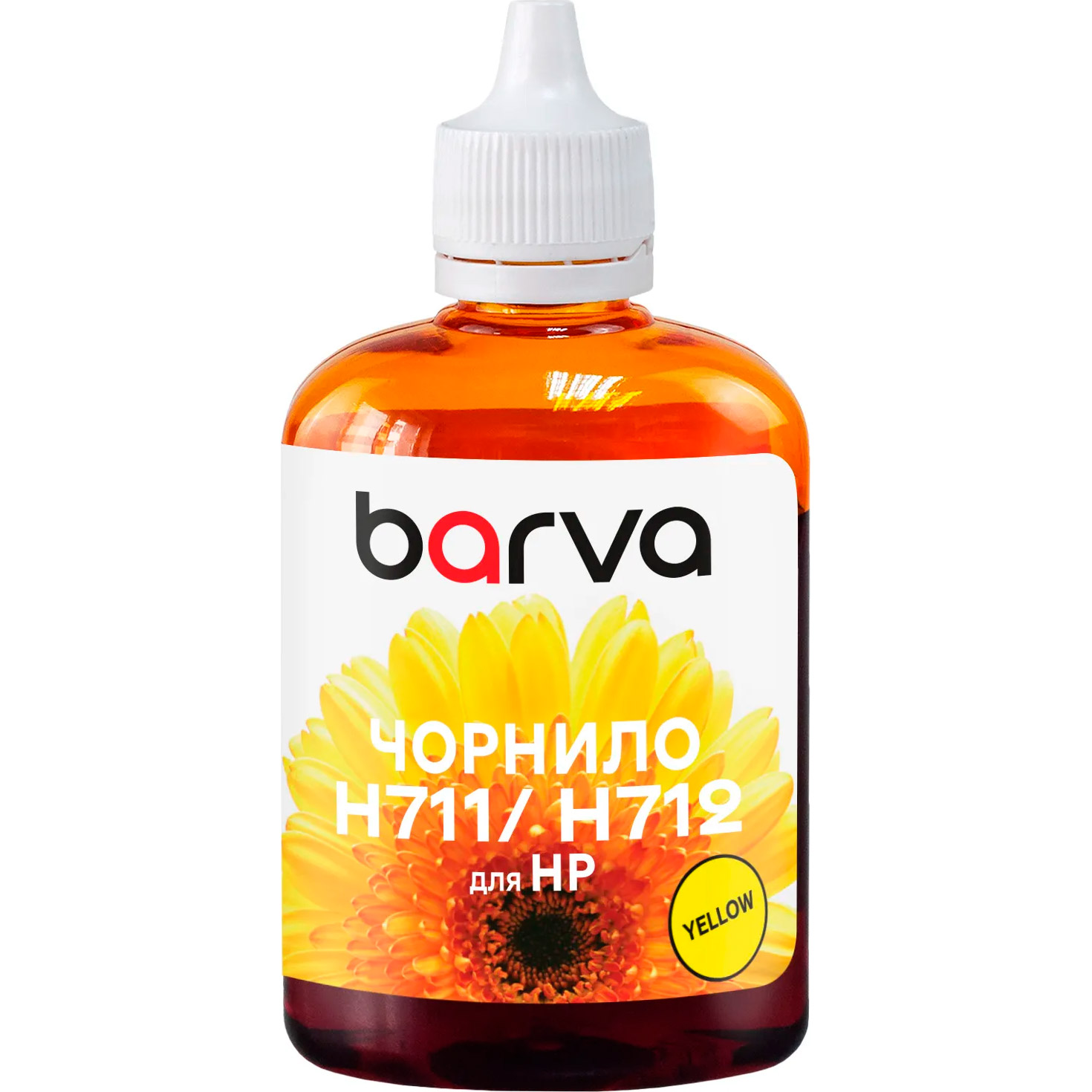 Чорнило BARVA для HP 711/712 100ml, Yellow (H711-856)