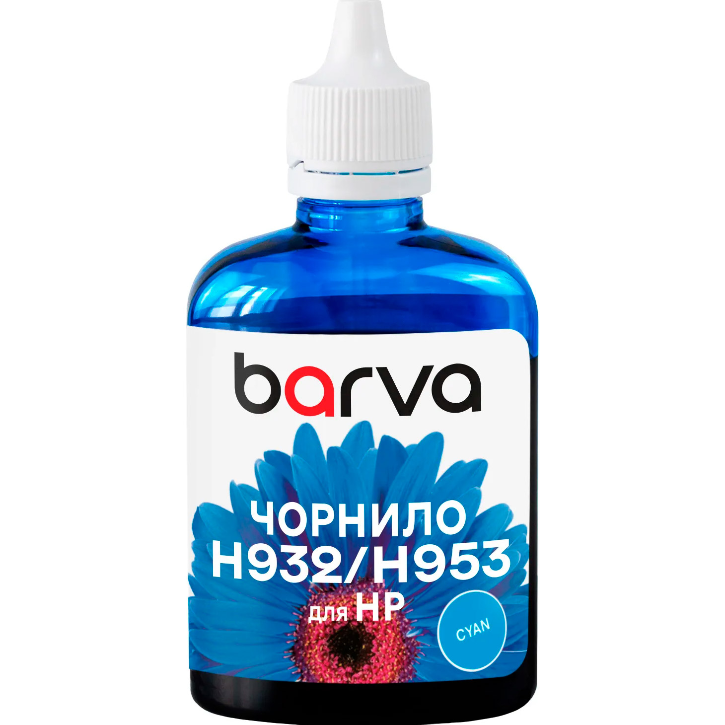 Чорнило BARVA для HP 933/951/953 100ml, Cyan (H933-801)