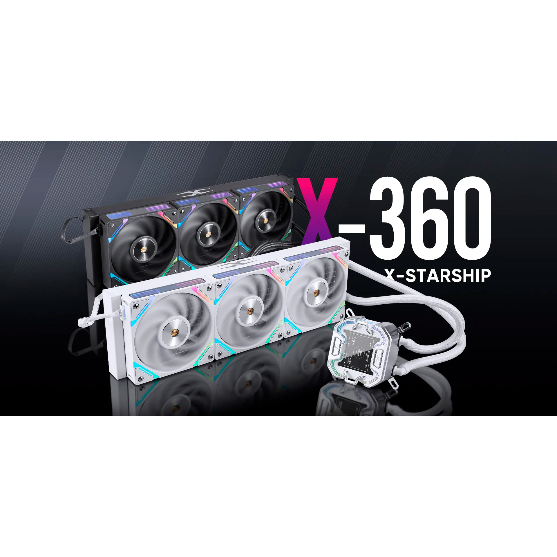 Система водяного охлаждения 1STPLAYER X-360 Black