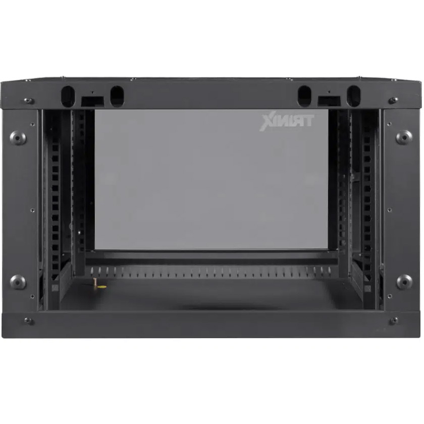 Настінна шафа 19" TRINIX TRX-6U/600X450X370 Black (6U, 600x450мм, RAL9004)