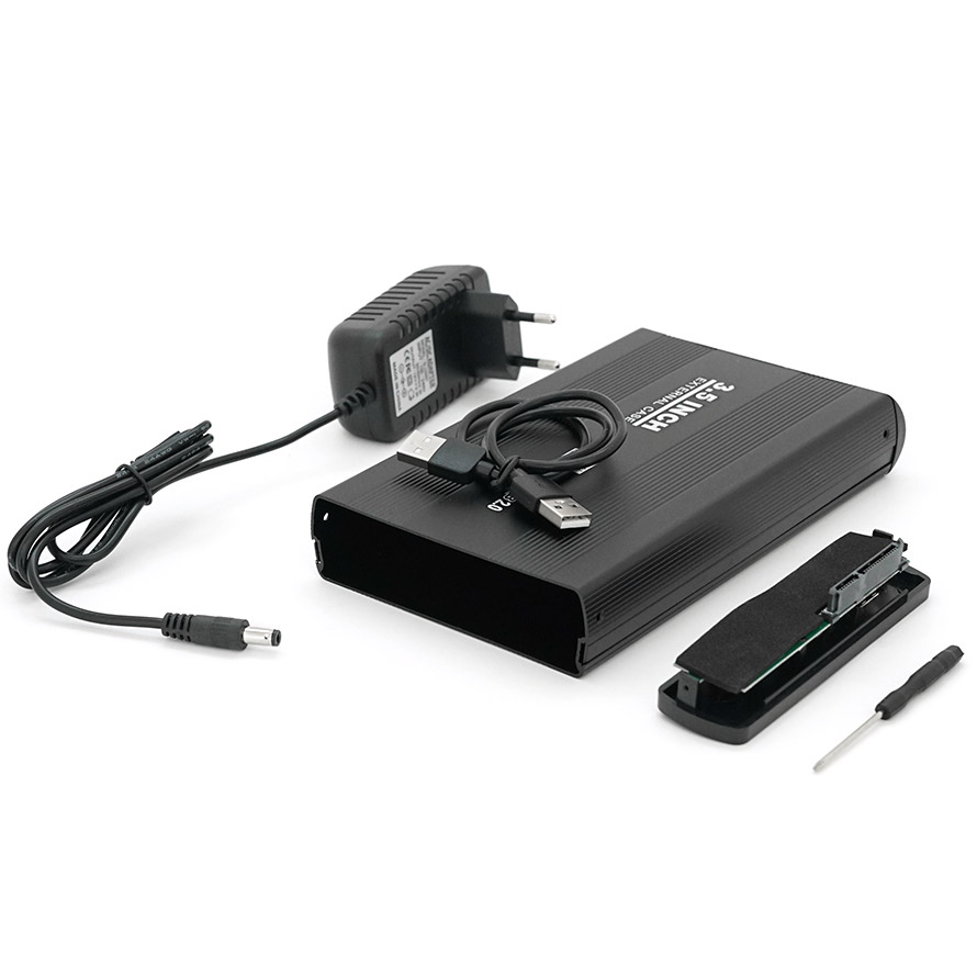 Карман внешний VOLTRONIC 3520SBL 3.5" HDD to USB2.0 Black