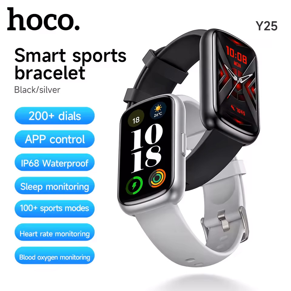 Смарт-часы HOCO Y25 37mm Black