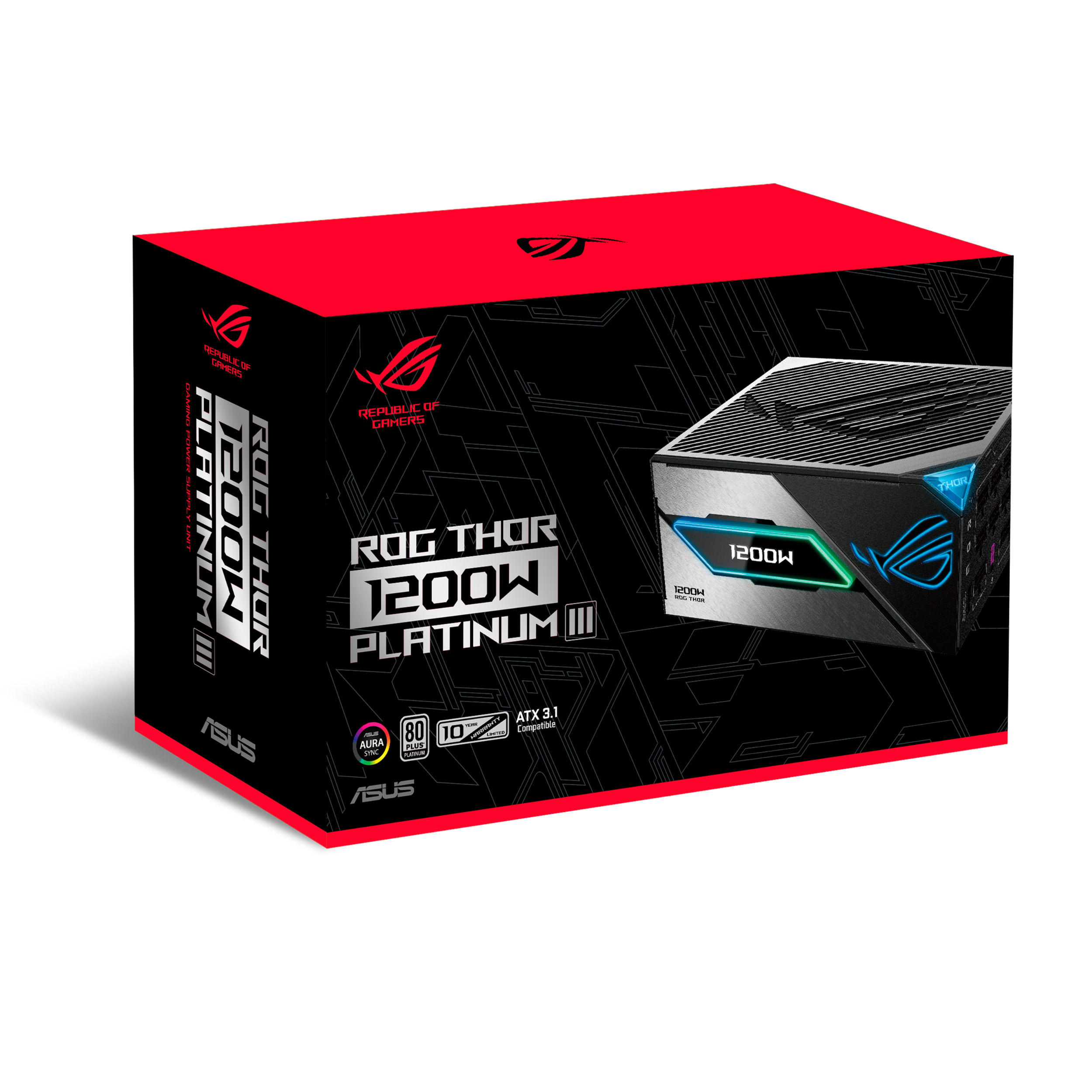 Блок питания 1200W ASUS ROG Thor 1200 Platinum III (ROG-THOR-1200P3-GAMING)