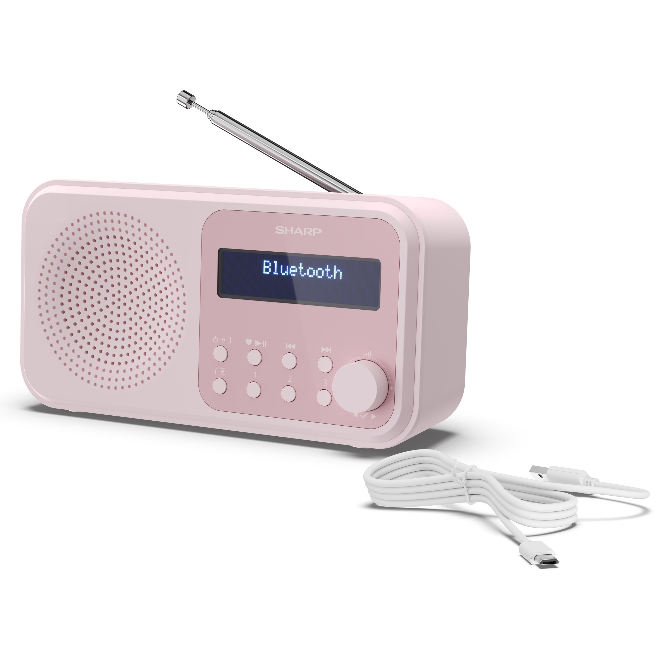 Портативний радіоприймач SHARP DR-P420 Blossom Pink