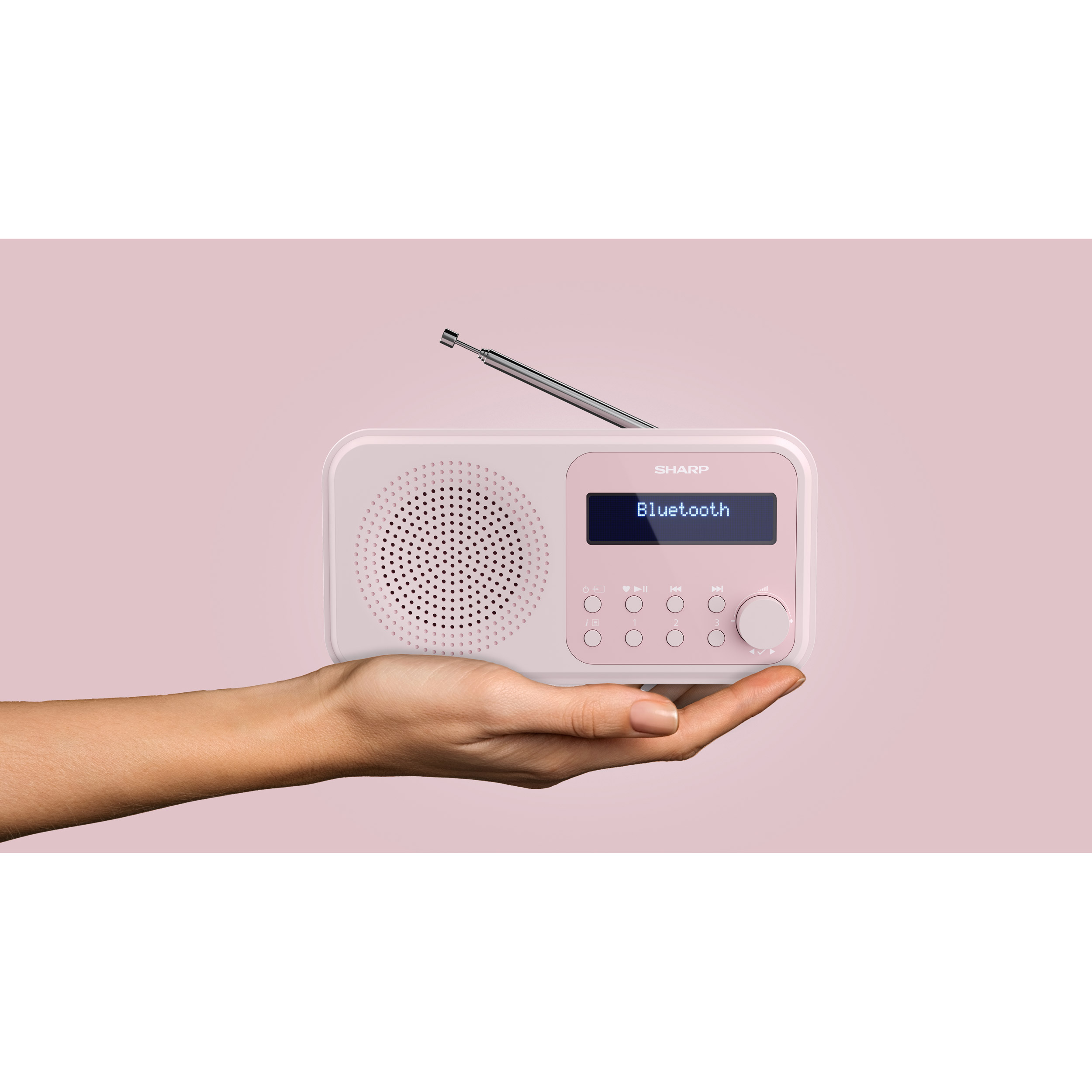 Портативний радіоприймач SHARP DR-P420 Blossom Pink