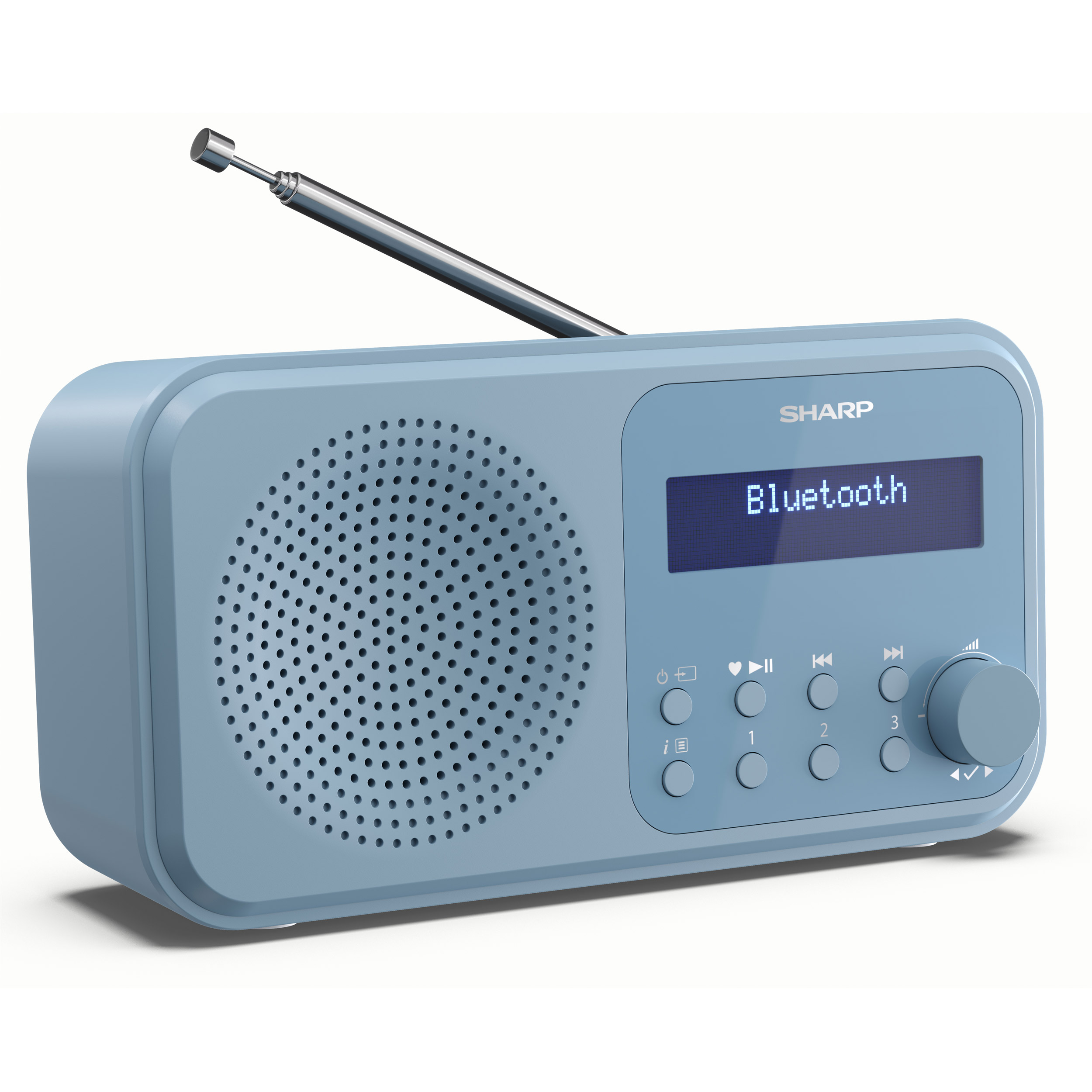 Портативний радіоприймач SHARP DR-P420 Steel Blue