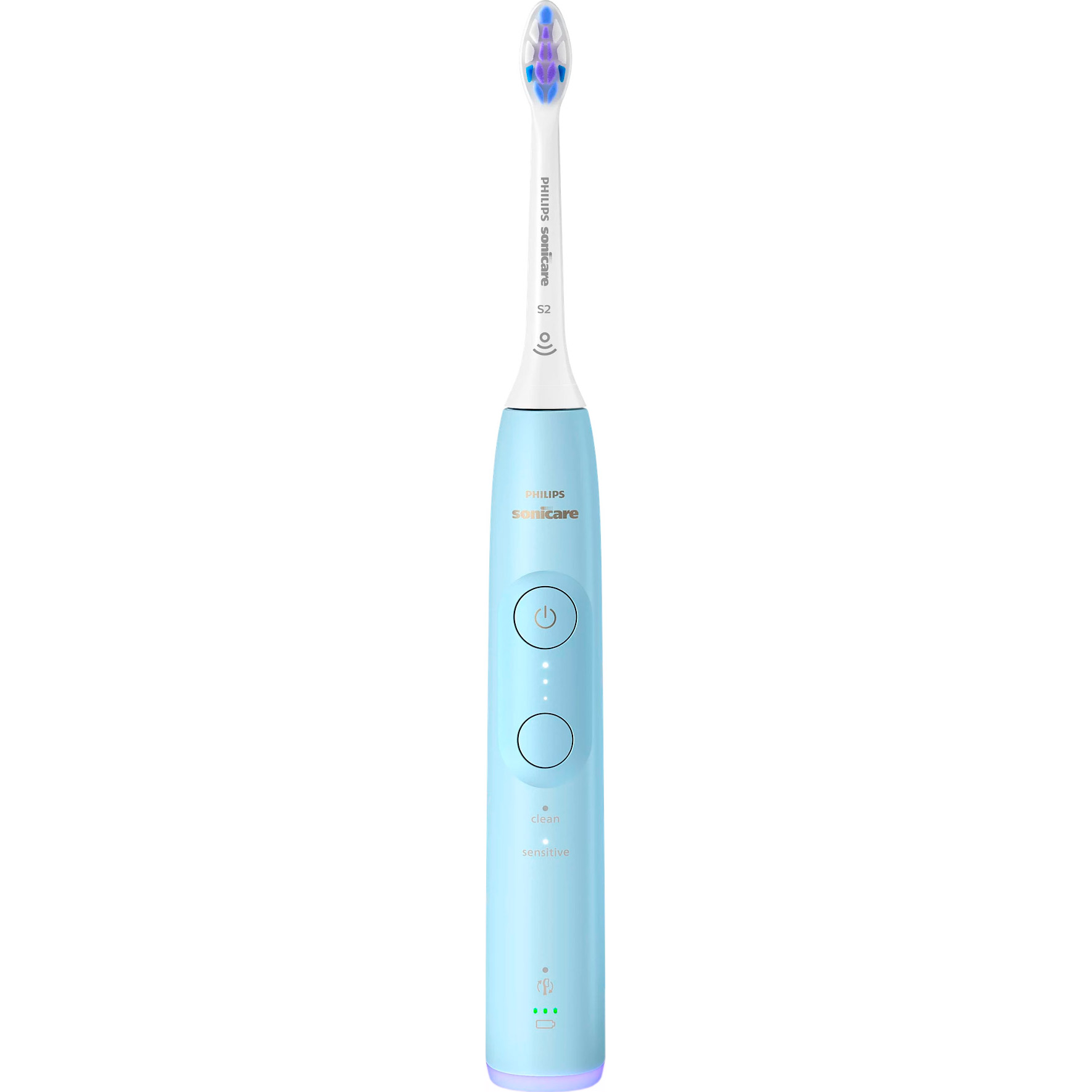 Електрична зубна щітка PHILIPS Sonicare 6100 series Light Blue + дорожній футляр (HX7406/02)