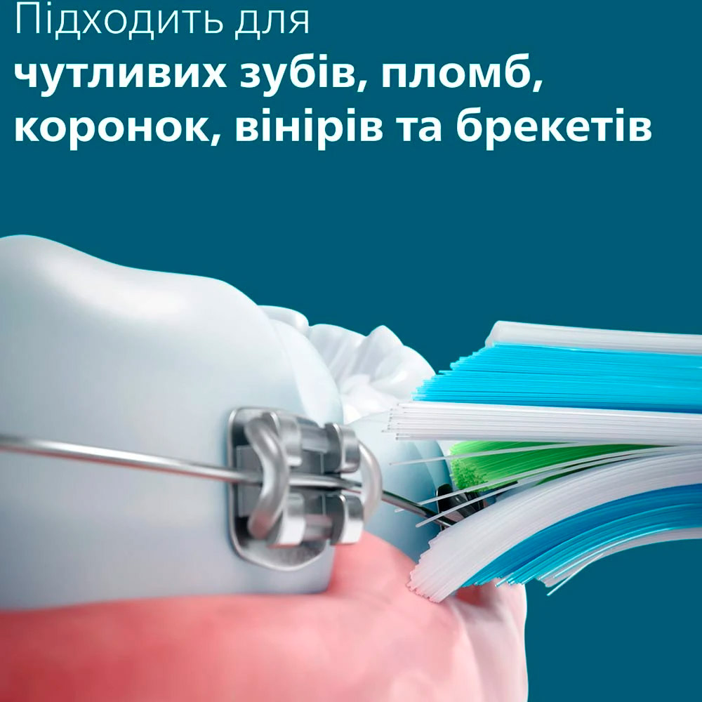 Електрична зубна щітка PHILIPS Sonicare 6100 series Light Blue + дорожній футляр (HX7406/02)