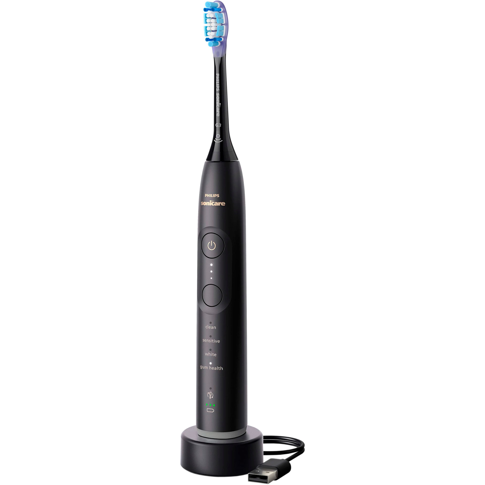 Електрична зубна щітка PHILIPS Sonicare 7100 series Black + дорожній футляр (HX7421/01)