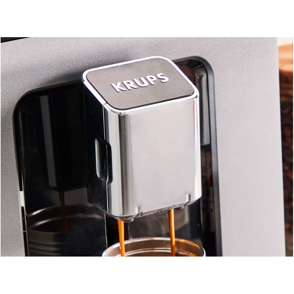 Кавомашина KRUPS Evidence Hot & Cold EA898GF0 Gray/Black