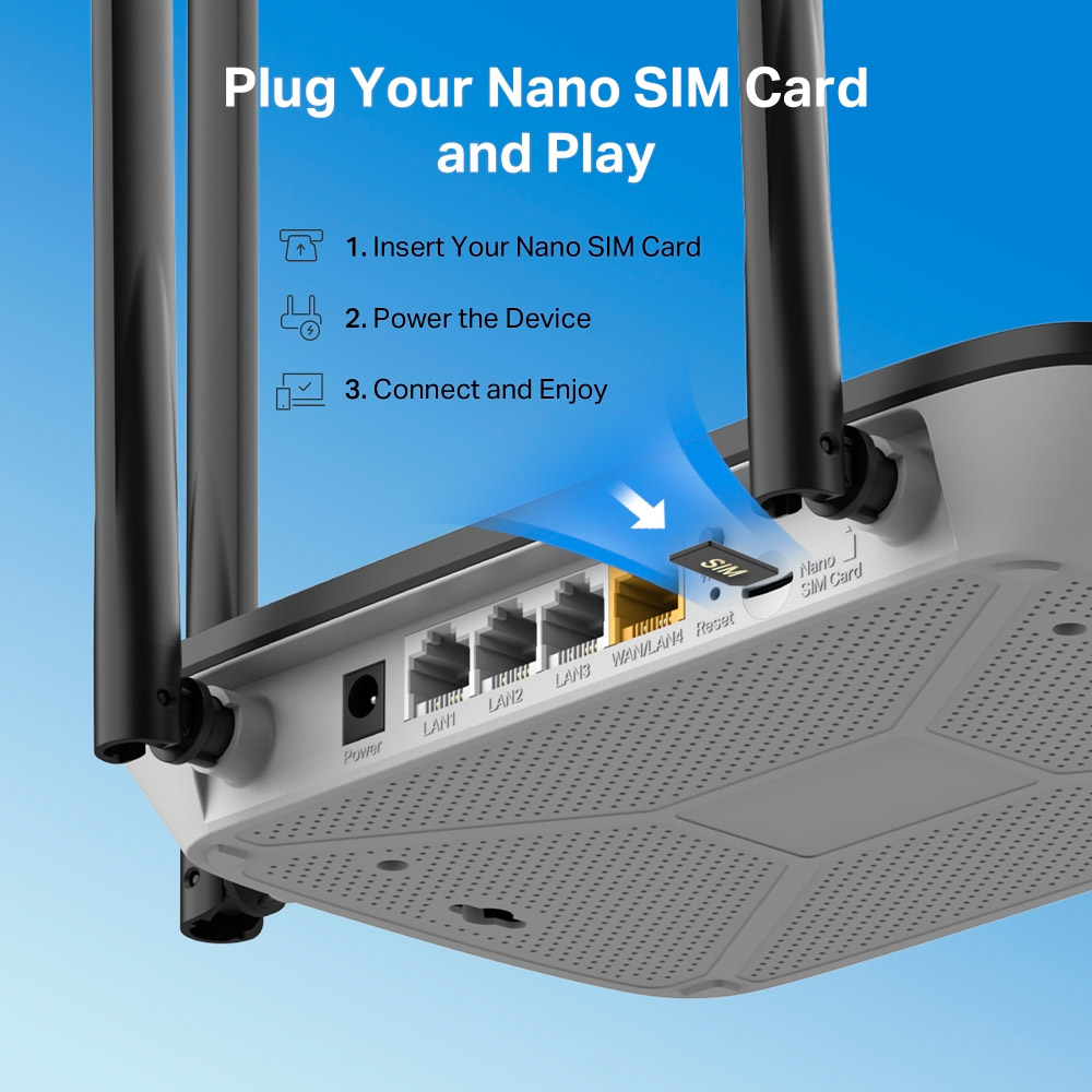 4G Wi-Fi роутер MERCUSYS MB115-4G